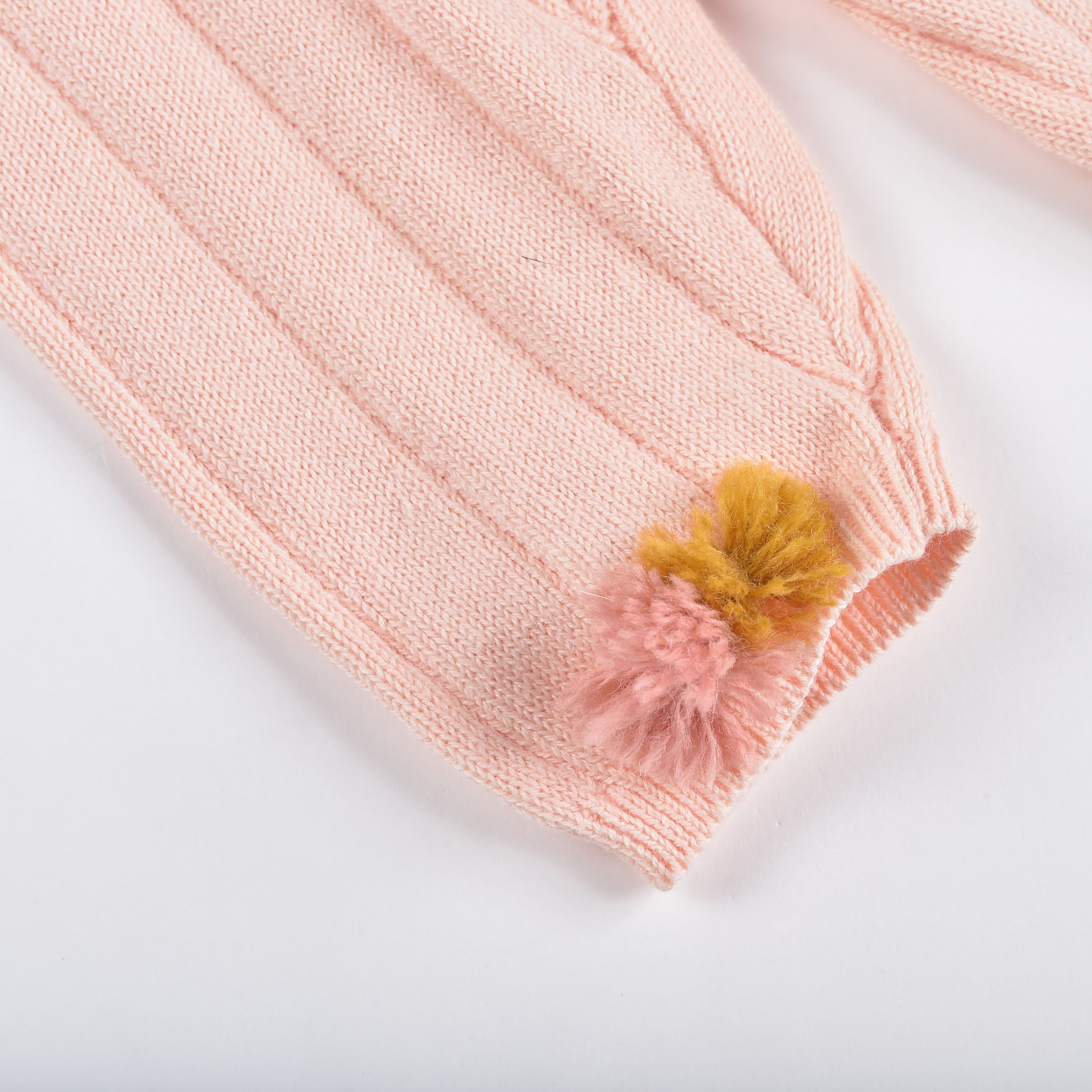Girls Pink Cotton Leggings