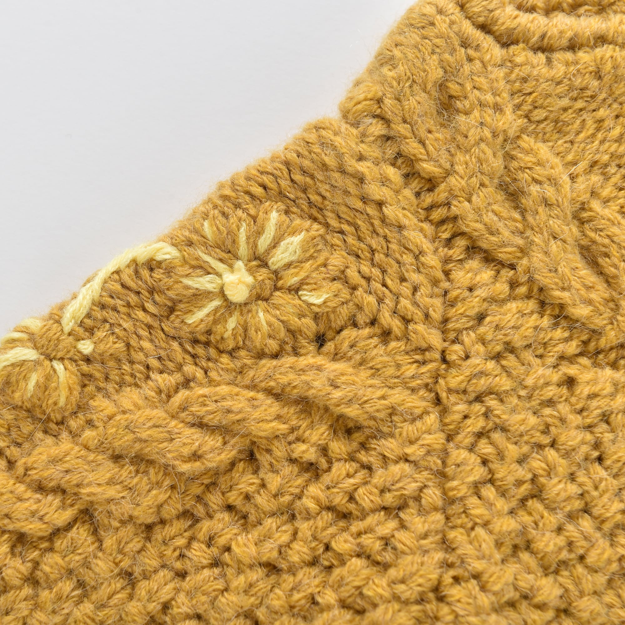 Girls Yellow Knit Sweater