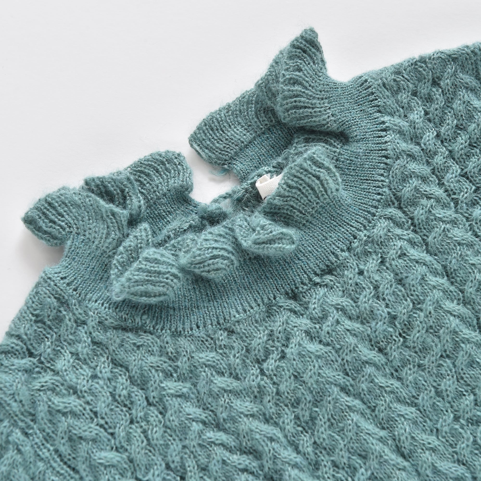 Girls Blue Knit Sweater