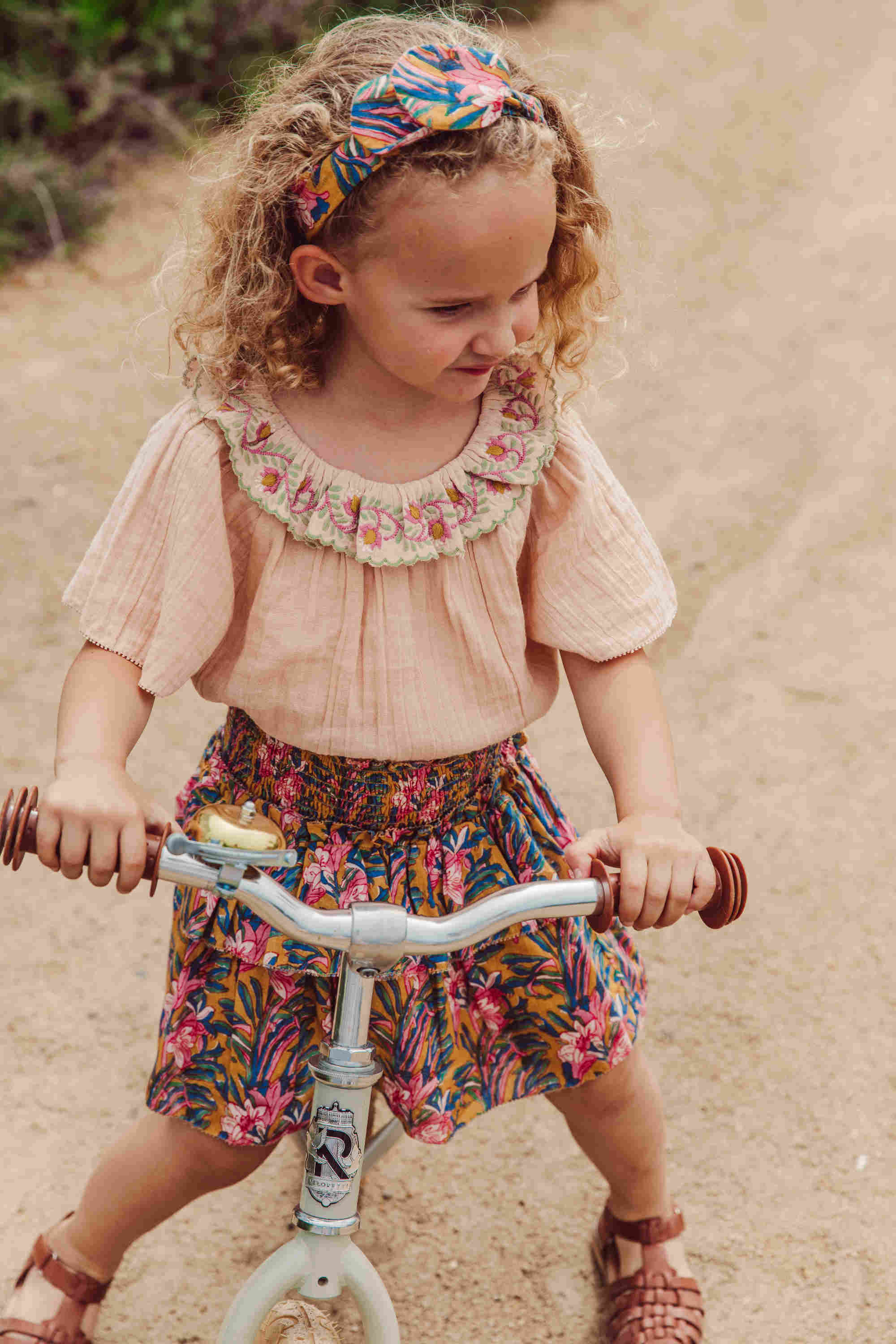 Girls Pink Cotton Tops