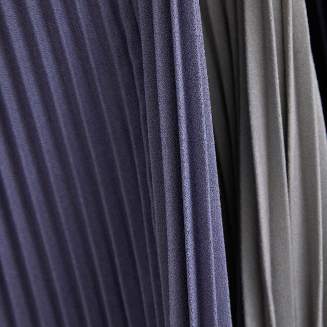 Girls Navy Pleated Skirt