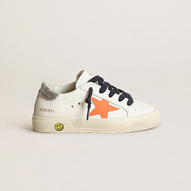 Boys & Girls Orange Star Shoes