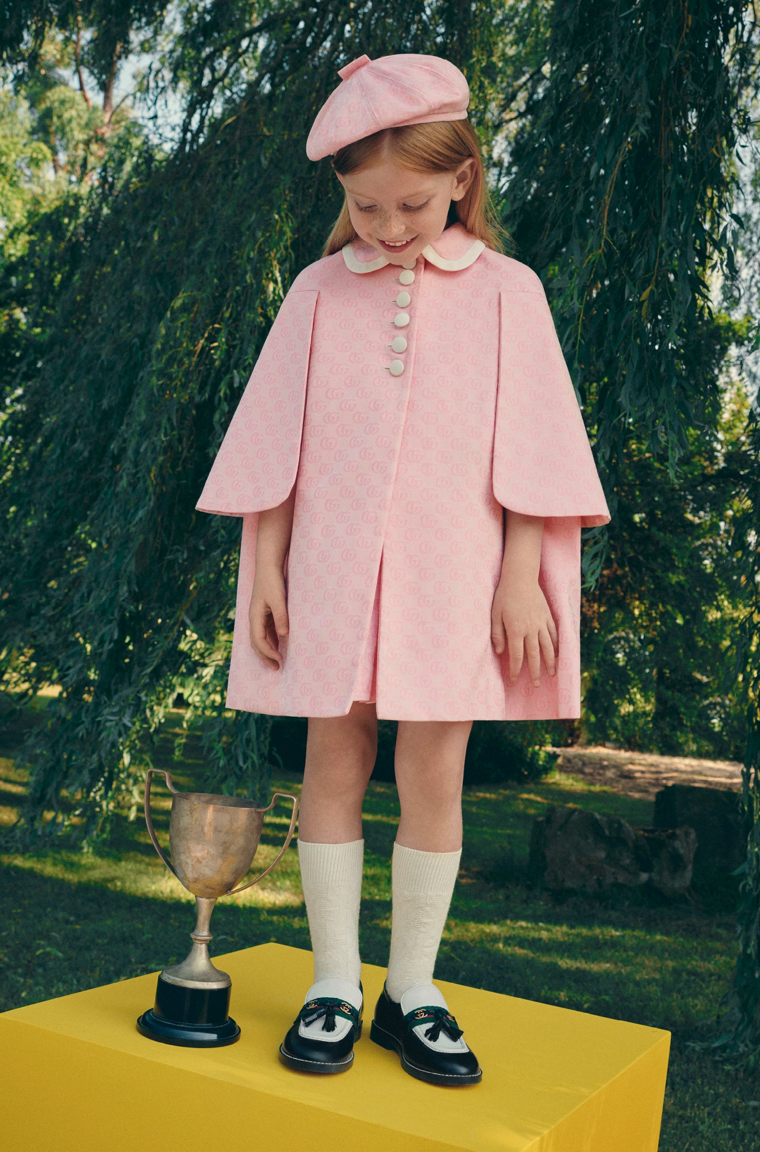 Baby Girls Pink Cotton Coat