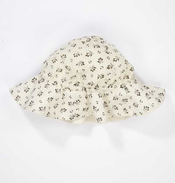 Girls Ditsy Clover Print floral Hat