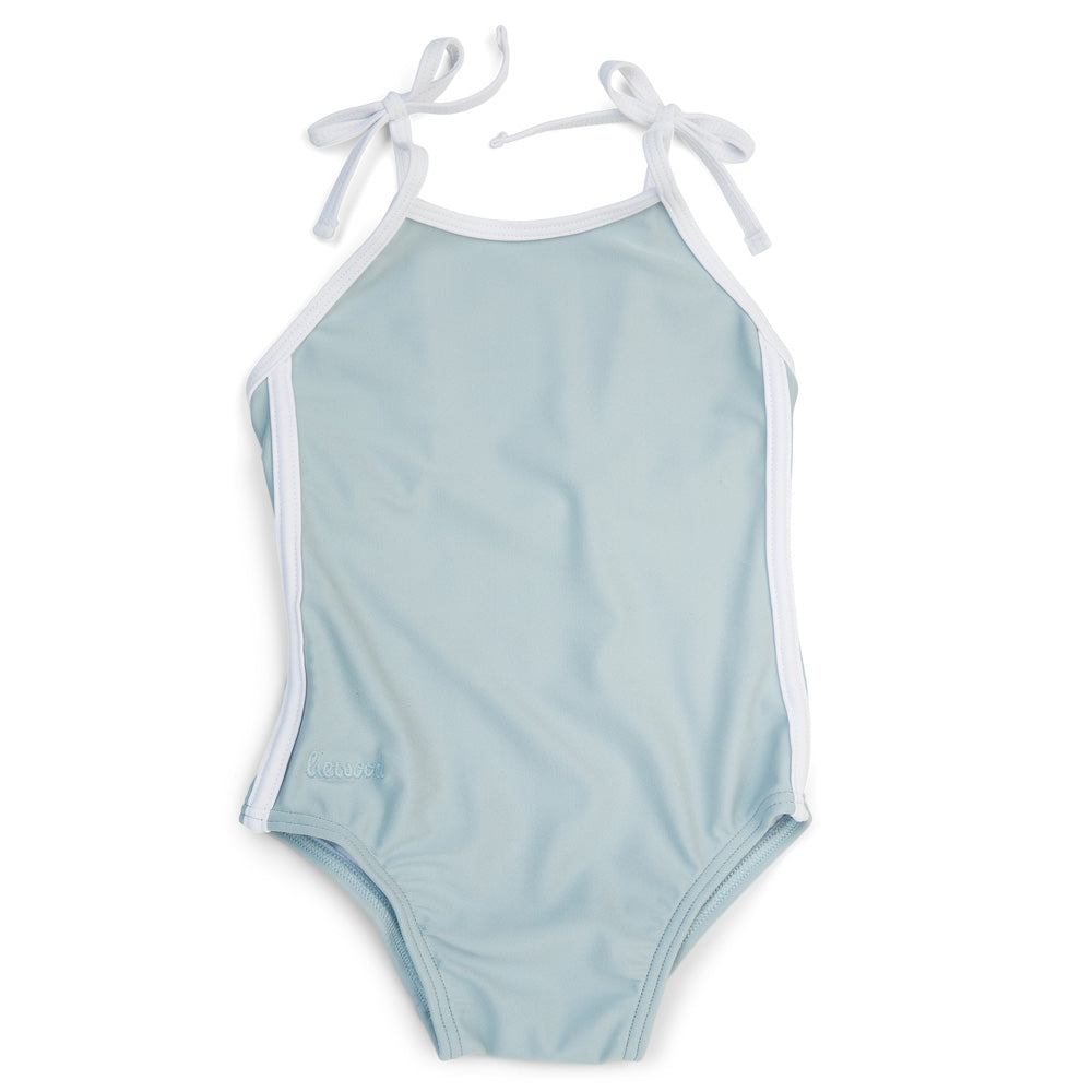 Girls Light Blue Swimsuit