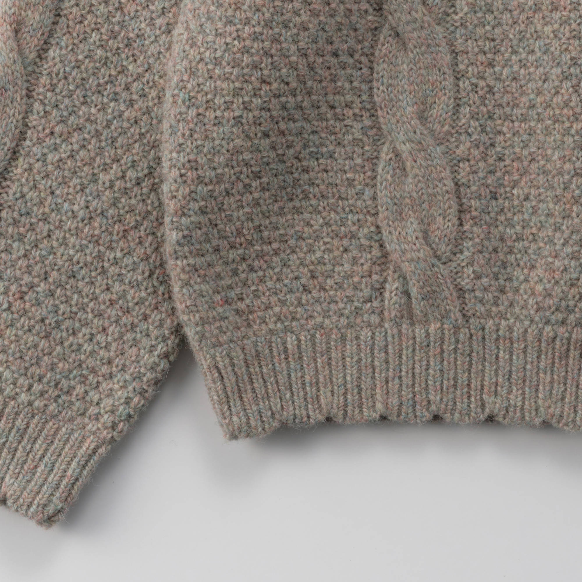 Girls Grey Wool Cardigan
