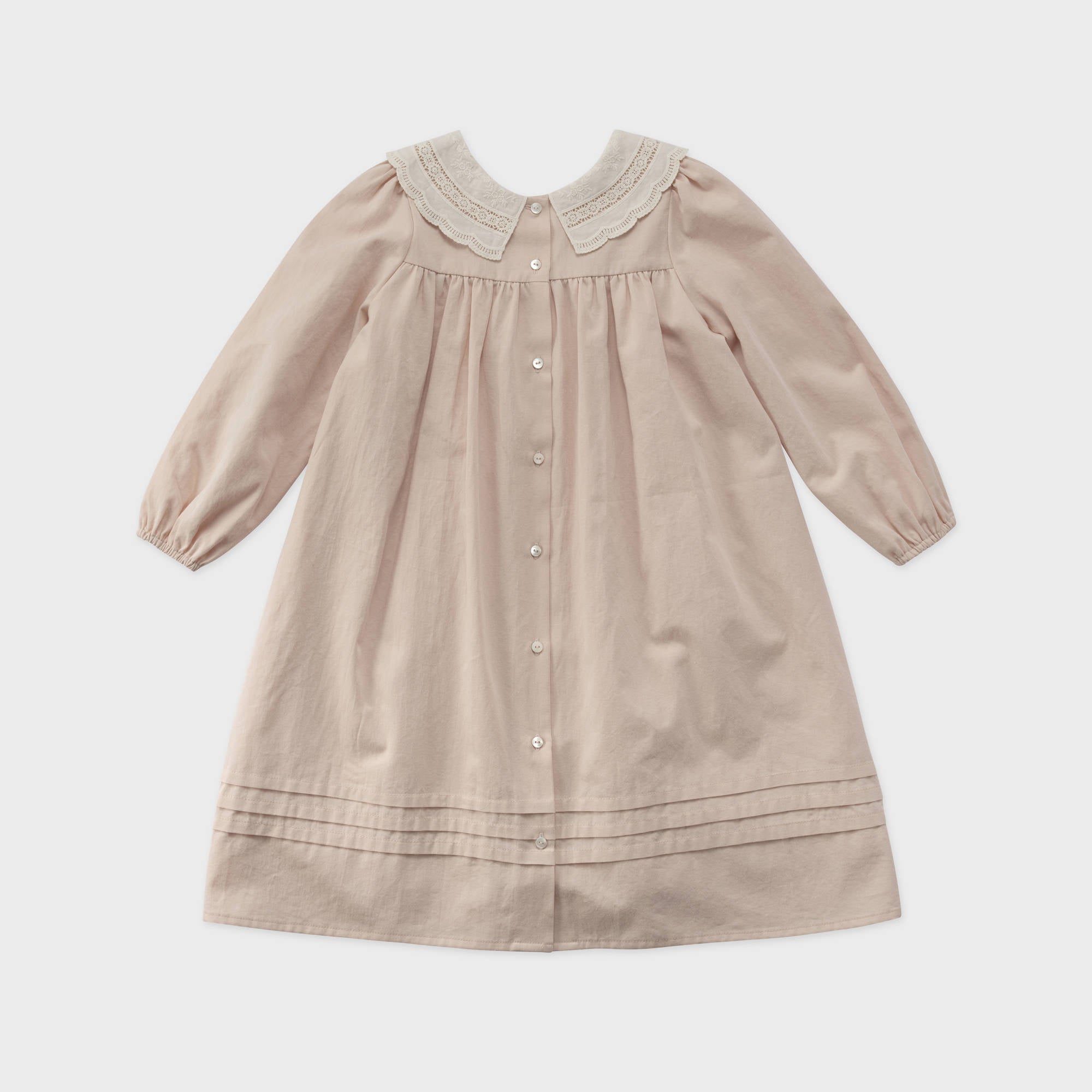 Girls Pink Cotton Dress