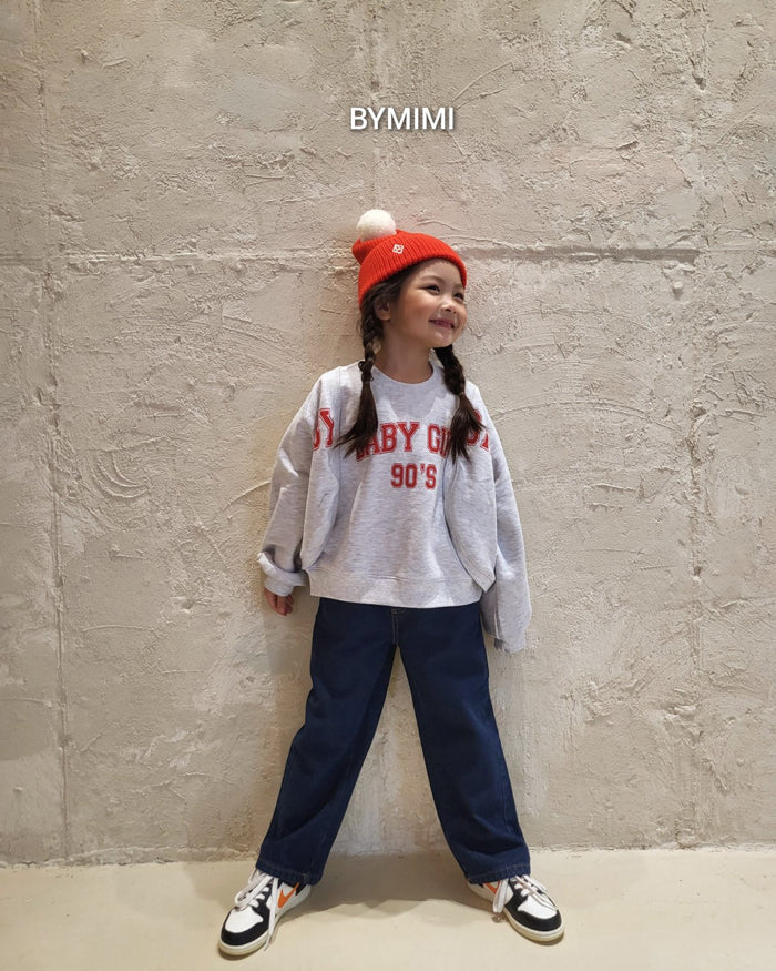 Girls Light Grey Logo Cotton Vest