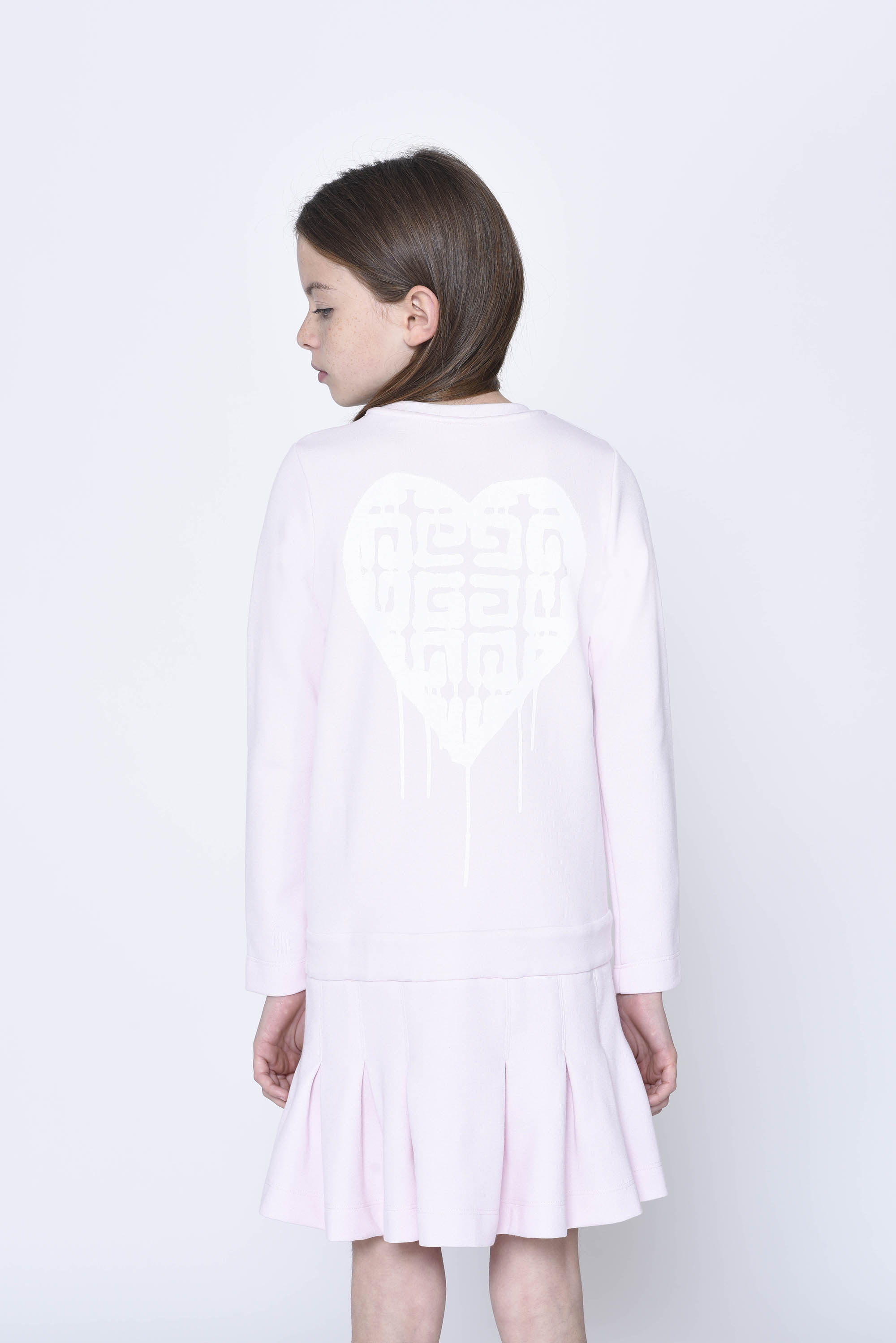 Girls Pink Logo Dress