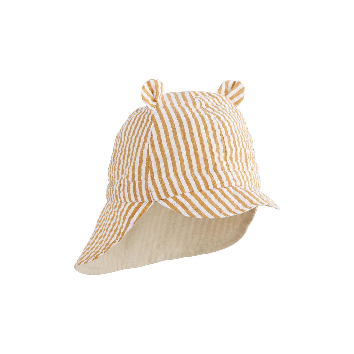 Boys & Girls Yellow Stripe Double Sided Sunhat