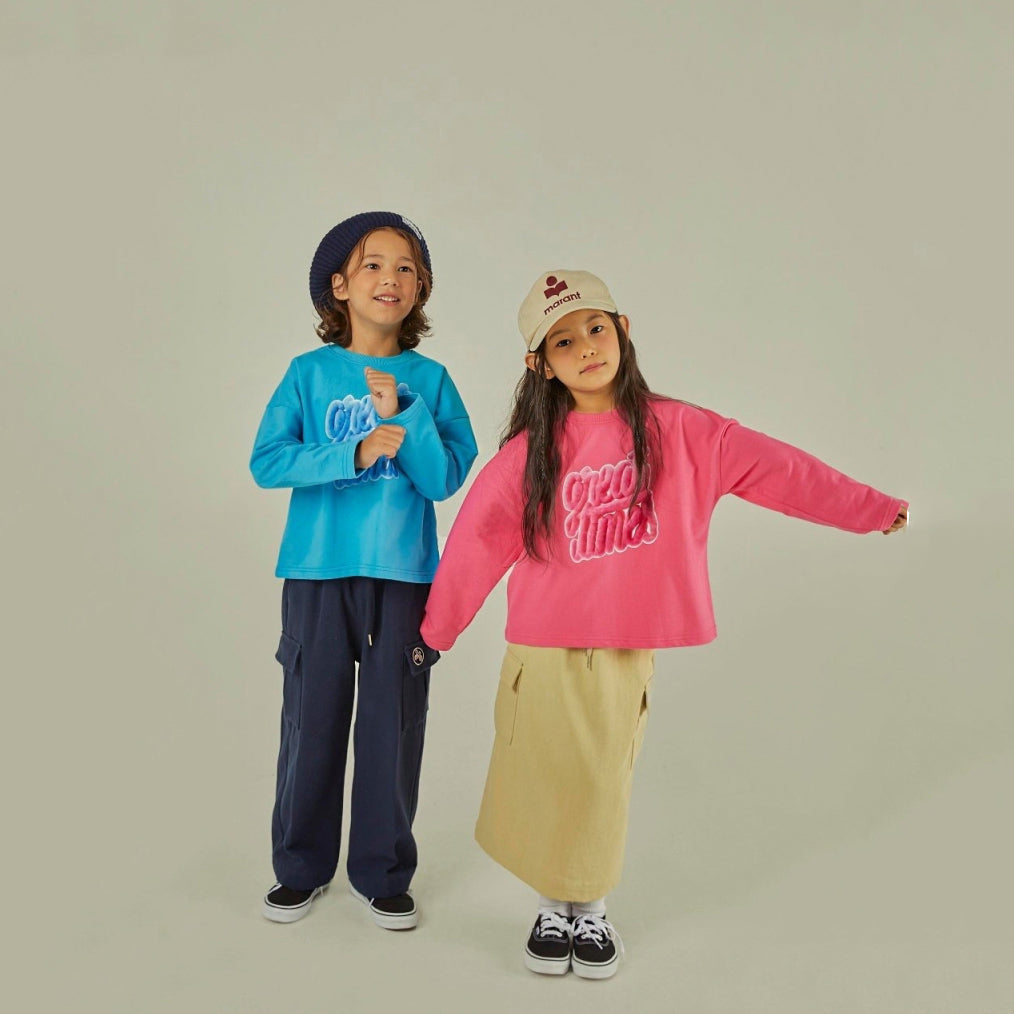 Boys & Girls Pink Cotton T-Shirt