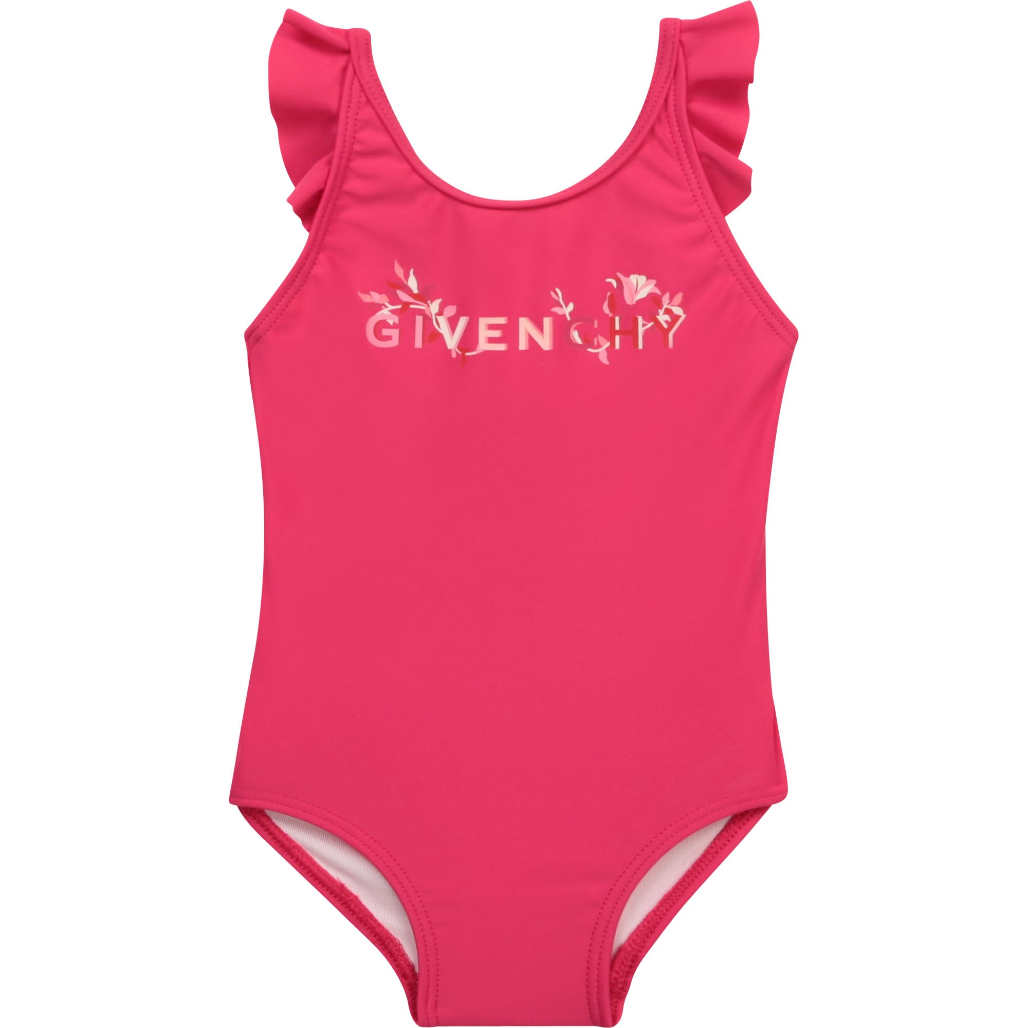 Baby Girls Fuchsia Logo Swimsuit