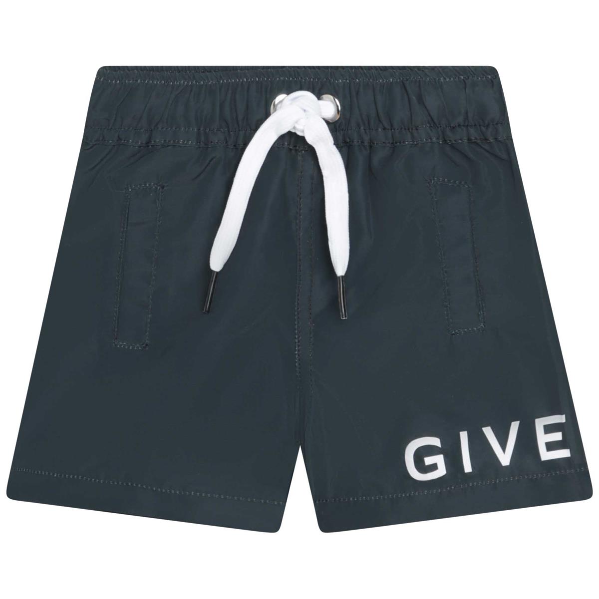 Baby Boys Black Swim Shorts