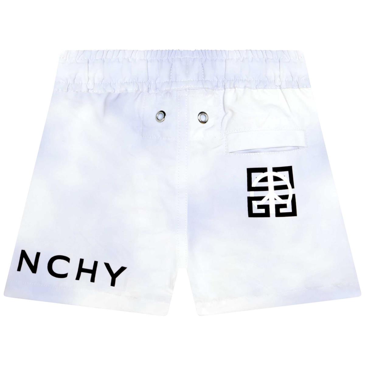 Baby Boys White Swim Shorts