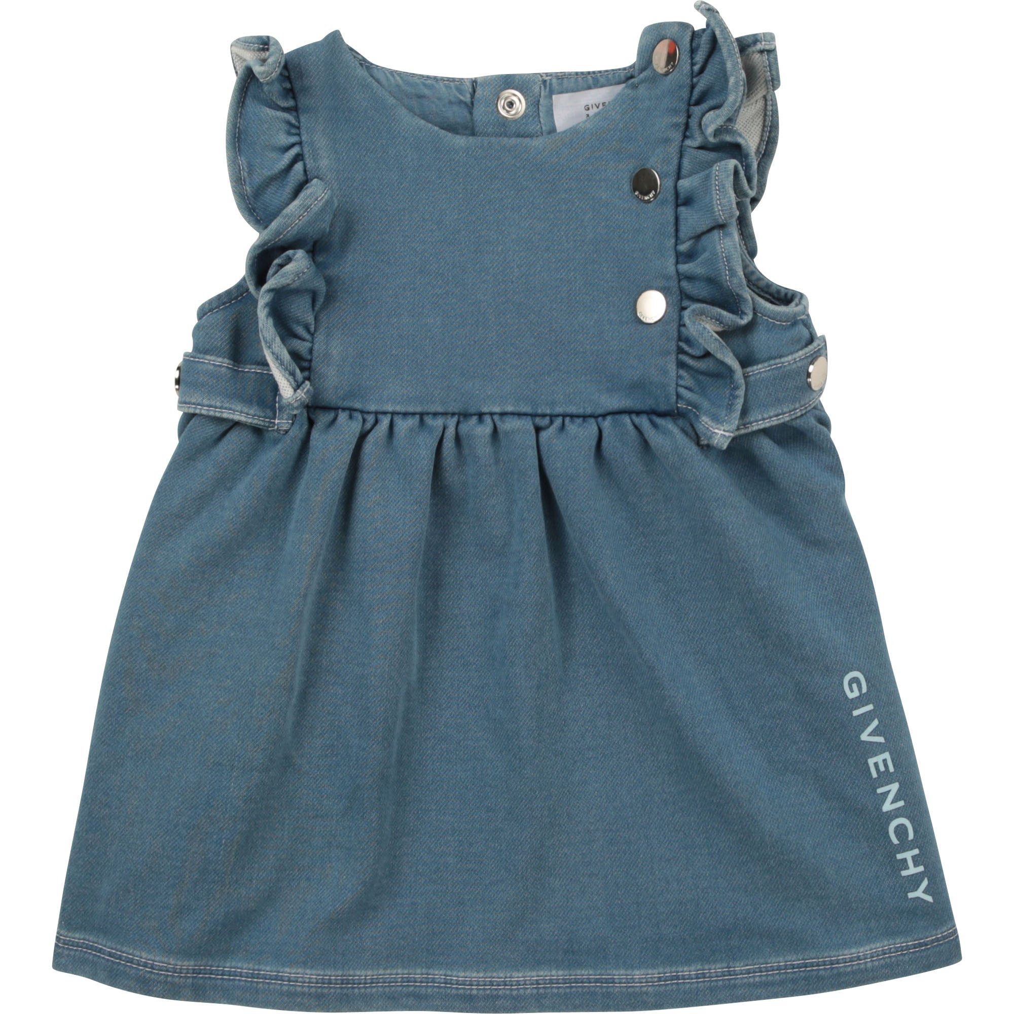 Baby Girls Blue Cotton Dress