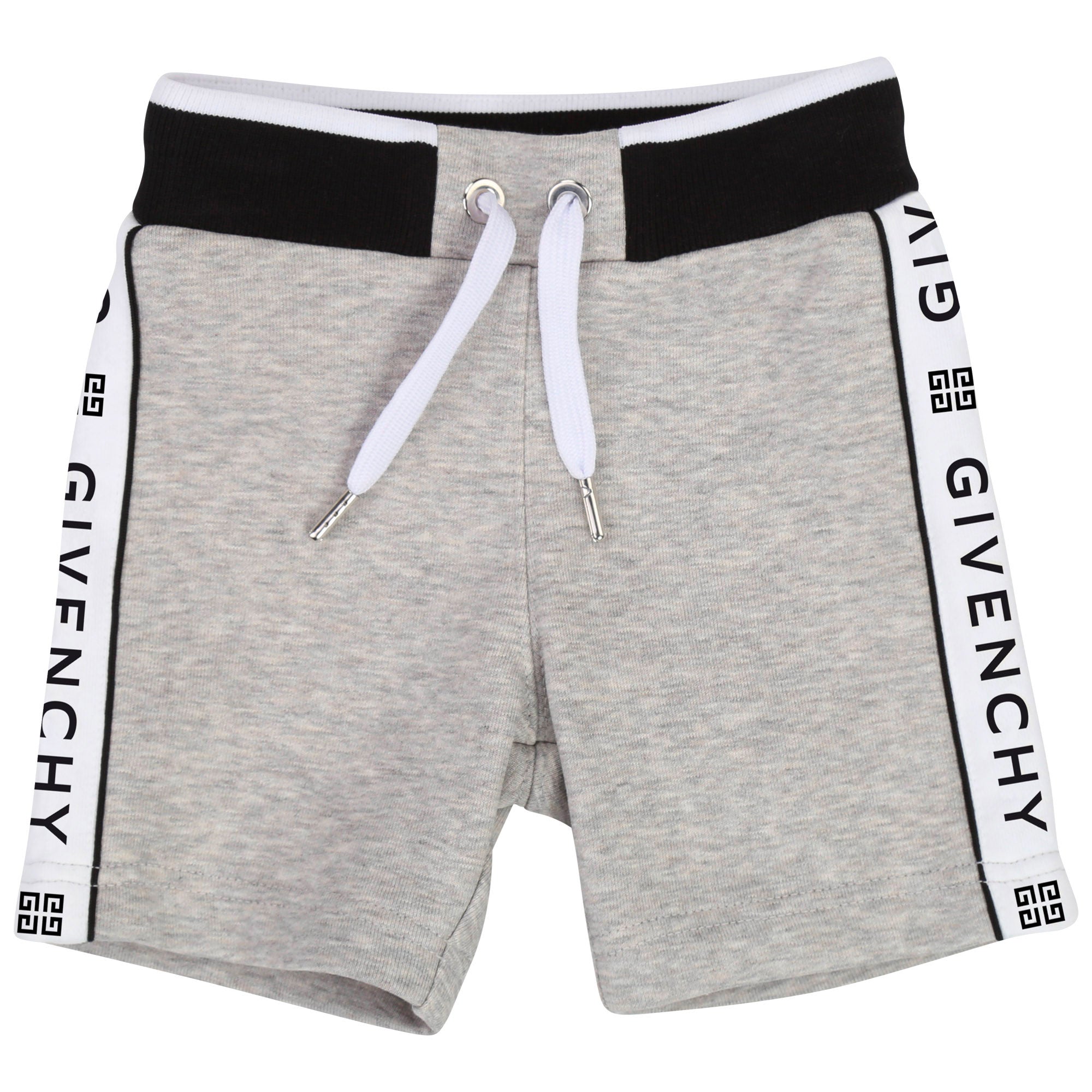 Baby Boys Grey Cotton Shorts