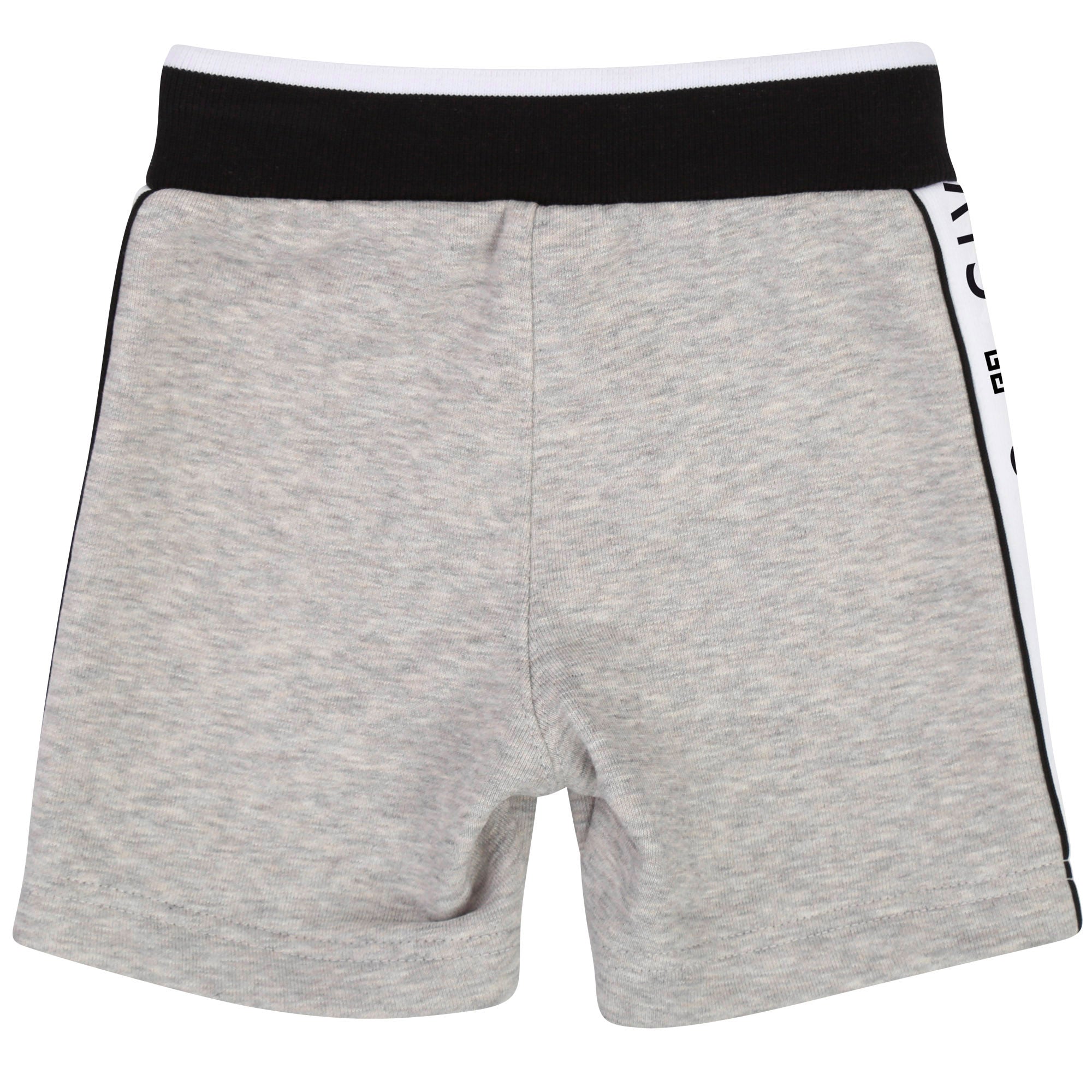 Baby Boys Grey Cotton Shorts