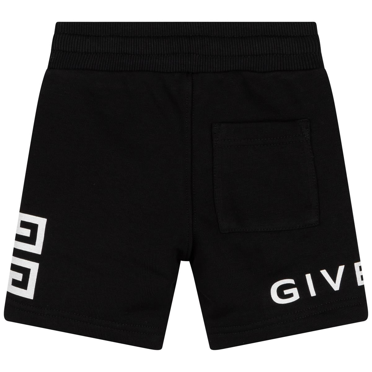Baby Boys Black Shorts