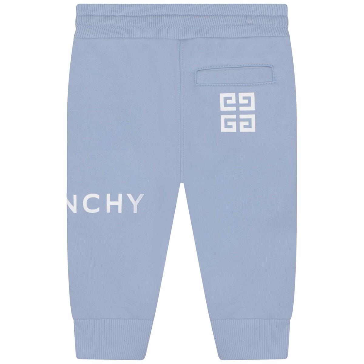 Baby Boys & Girls Light Blue Logo Trousers