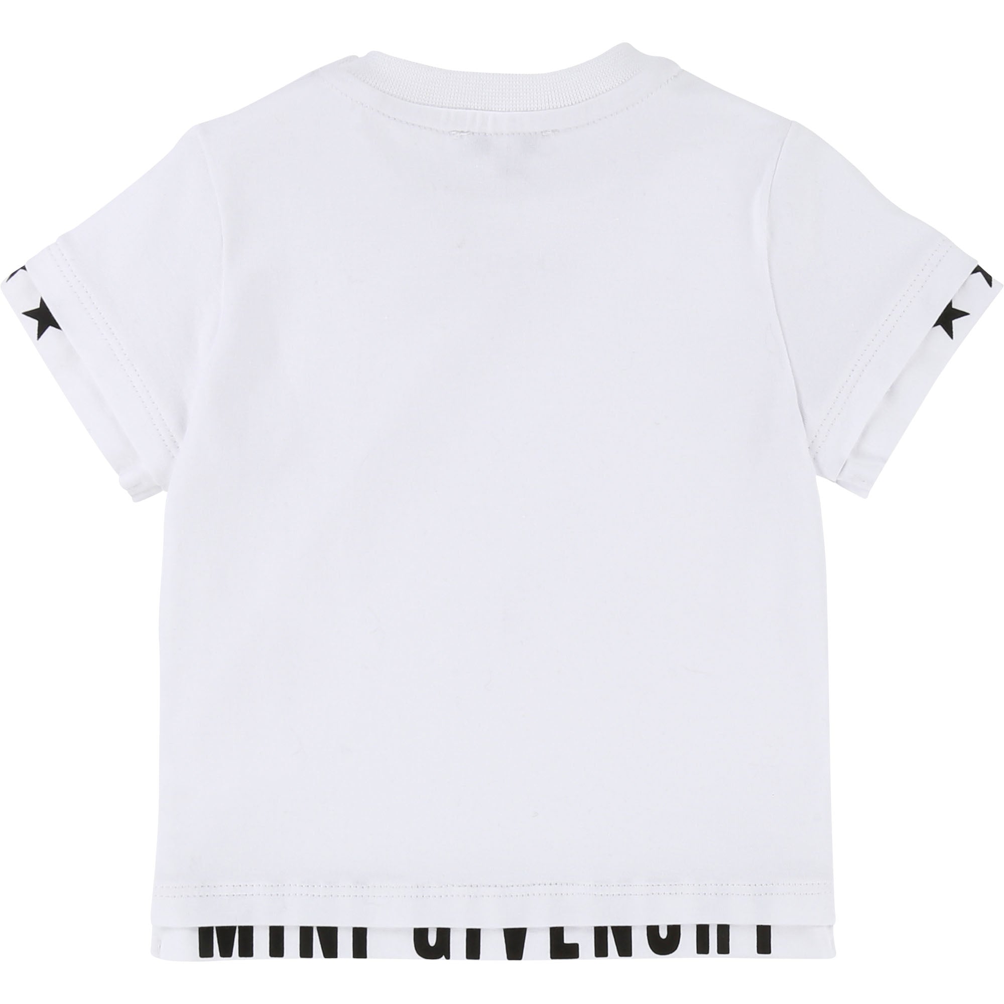 Baby Boys White Cotton T-shirt