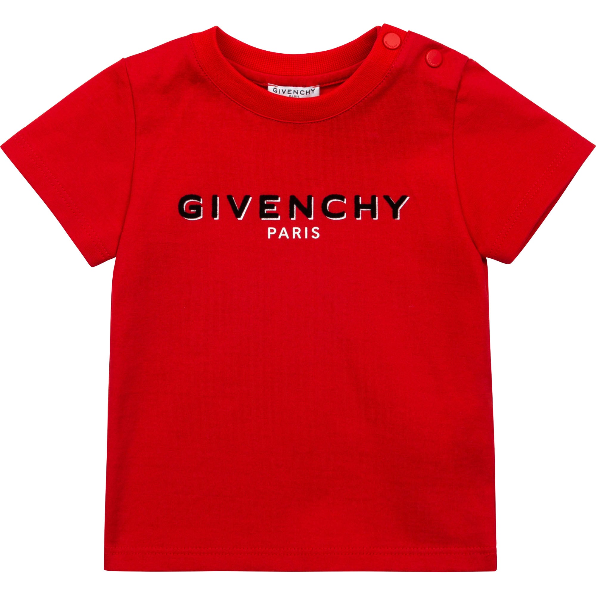 Baby Boys Red Logo Cotton T-Shirt