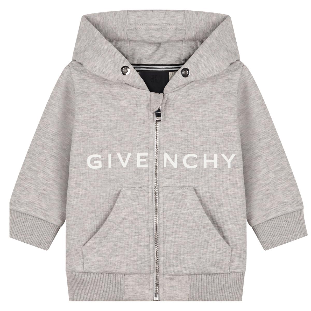 Baby Boys & Girls Grey Hooded Jacket