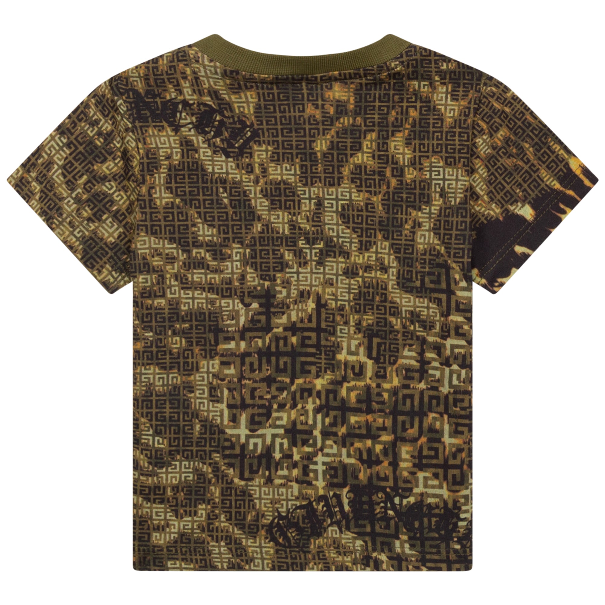 Baby Boys & Girls Black Cotton T-Shirt