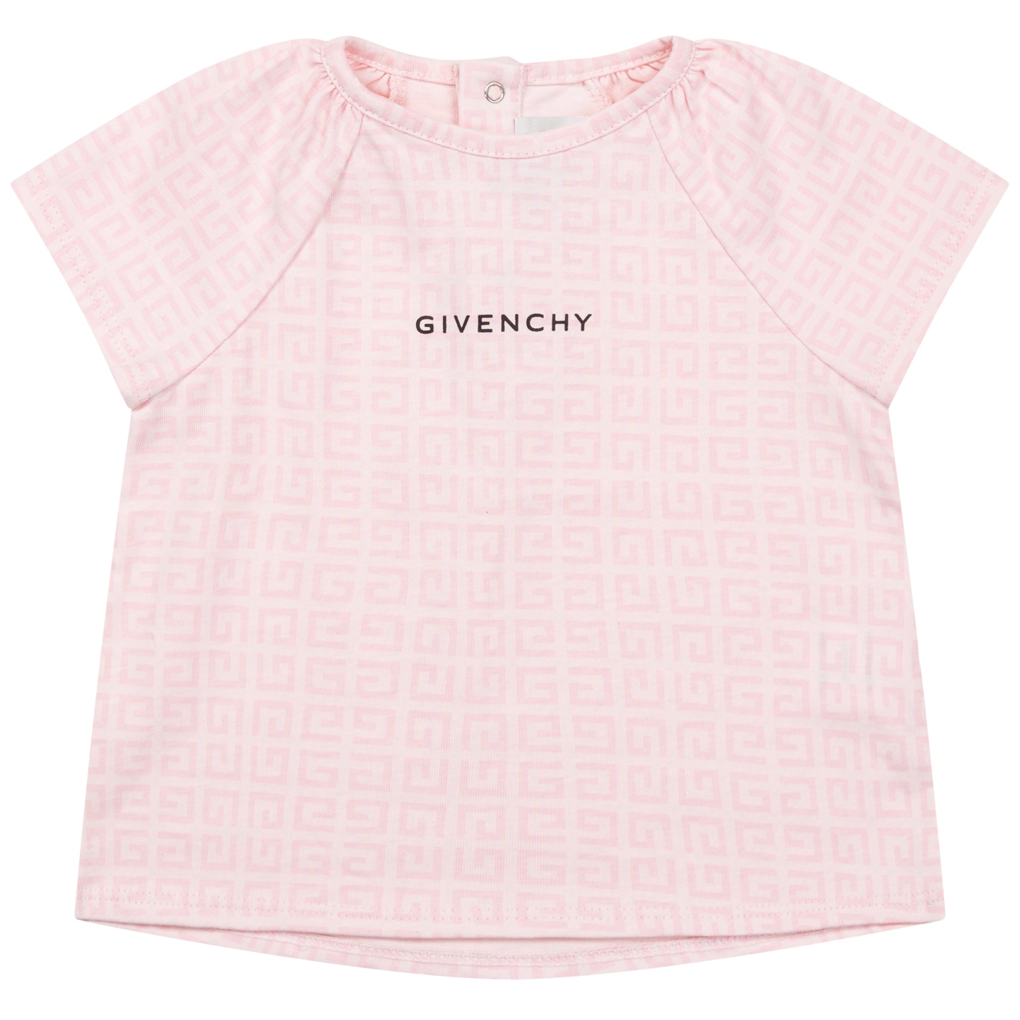 Baby Girls Pink Cotton T-Shirt