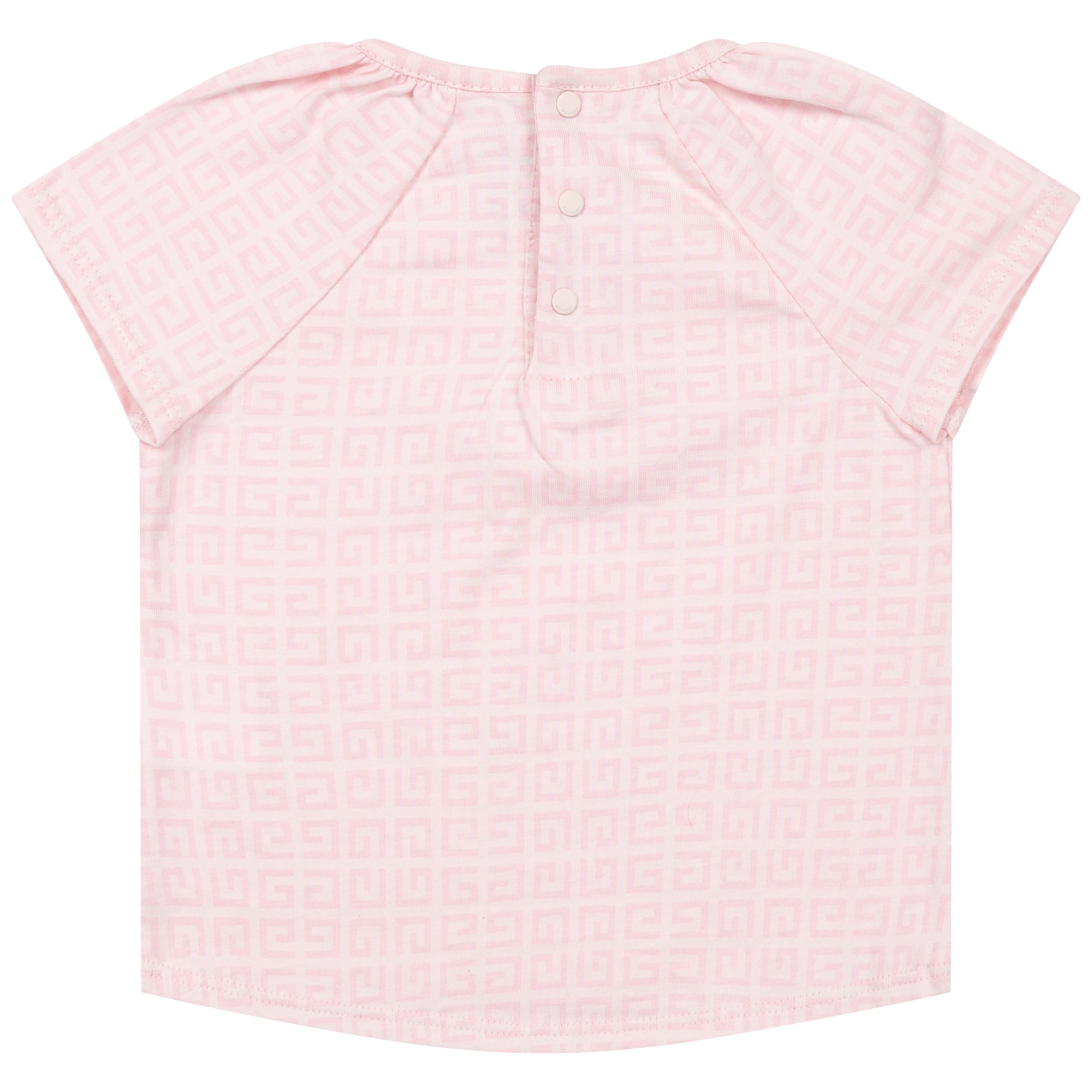 Baby Girls Pink Cotton T-Shirt