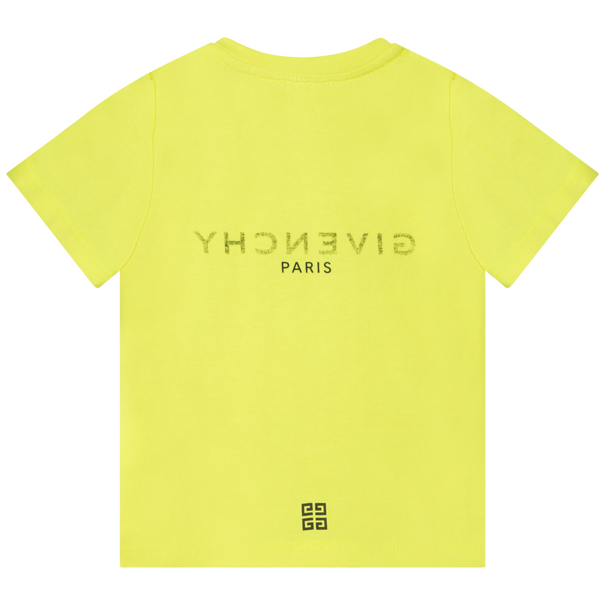 Baby Boys Yellow Logo Cotton T-Shirt
