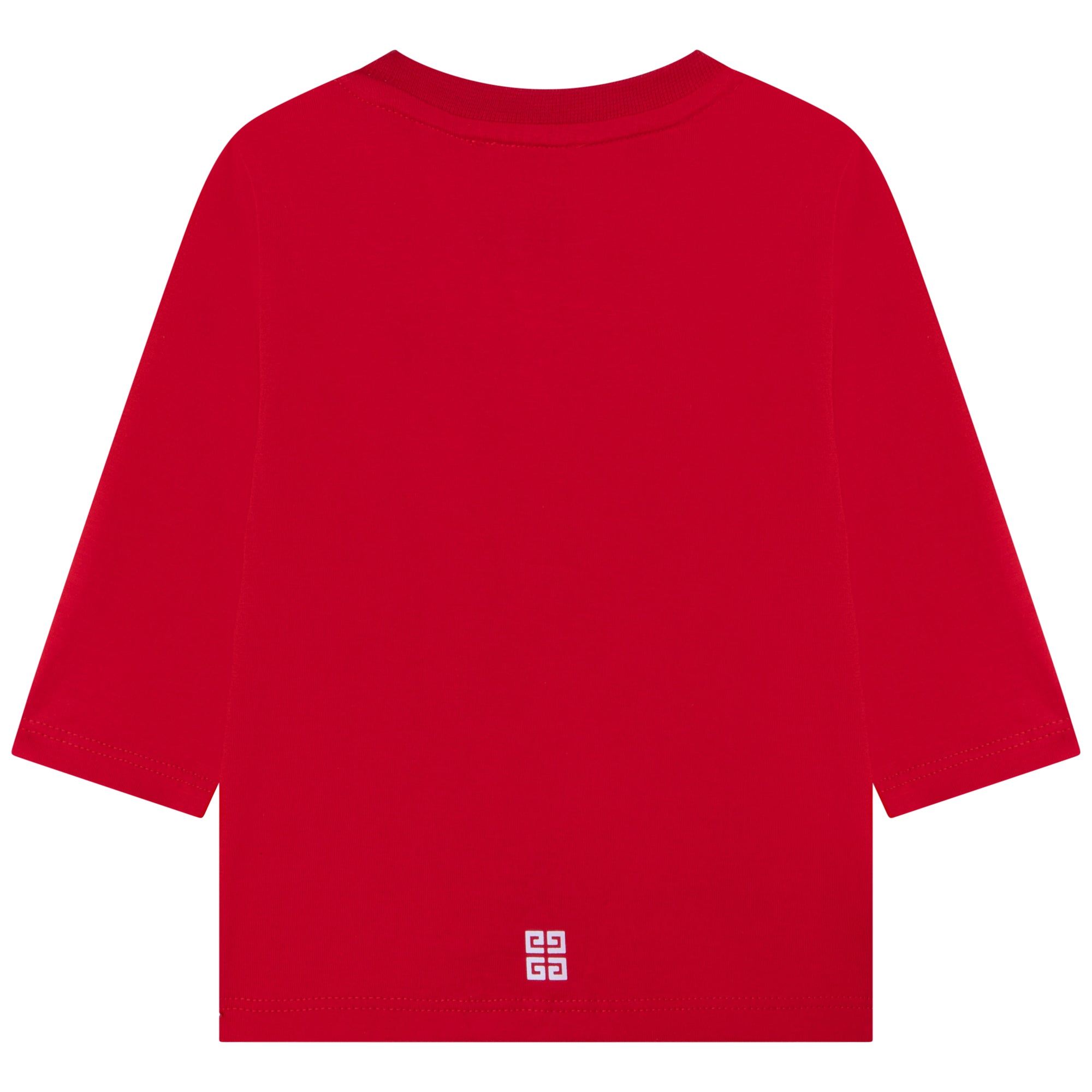 Baby Boys Red Logo Cotton T-Shirt