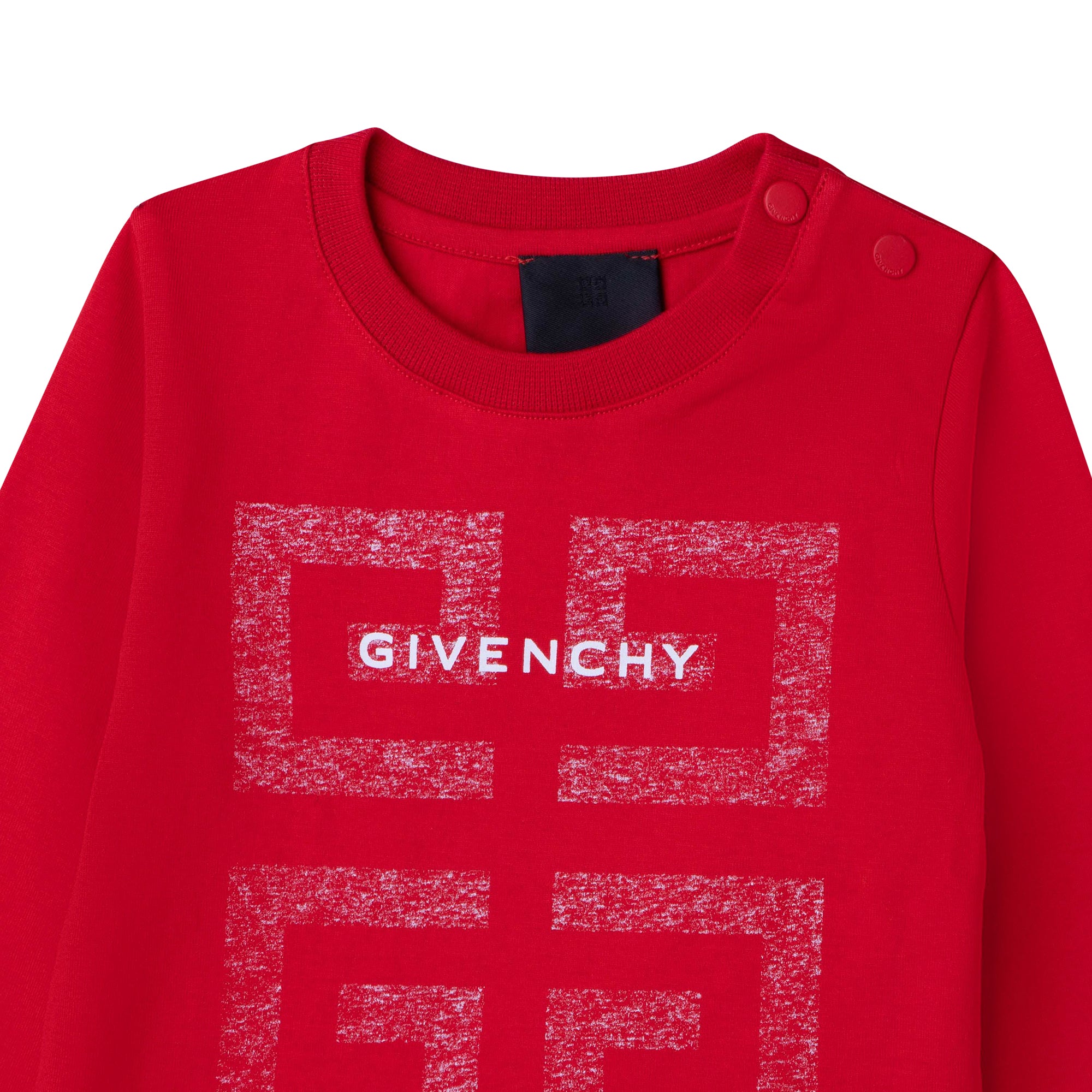 Baby Boys Red Logo Cotton T-Shirt