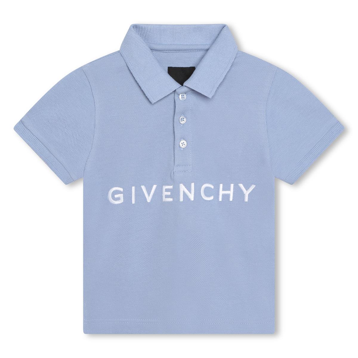 Baby Boys Blue Logo Polo Shirt