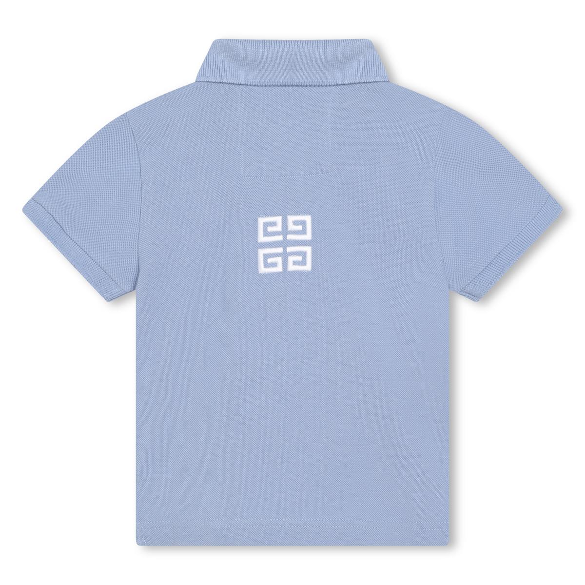 Baby Boys Blue Logo Polo Shirt