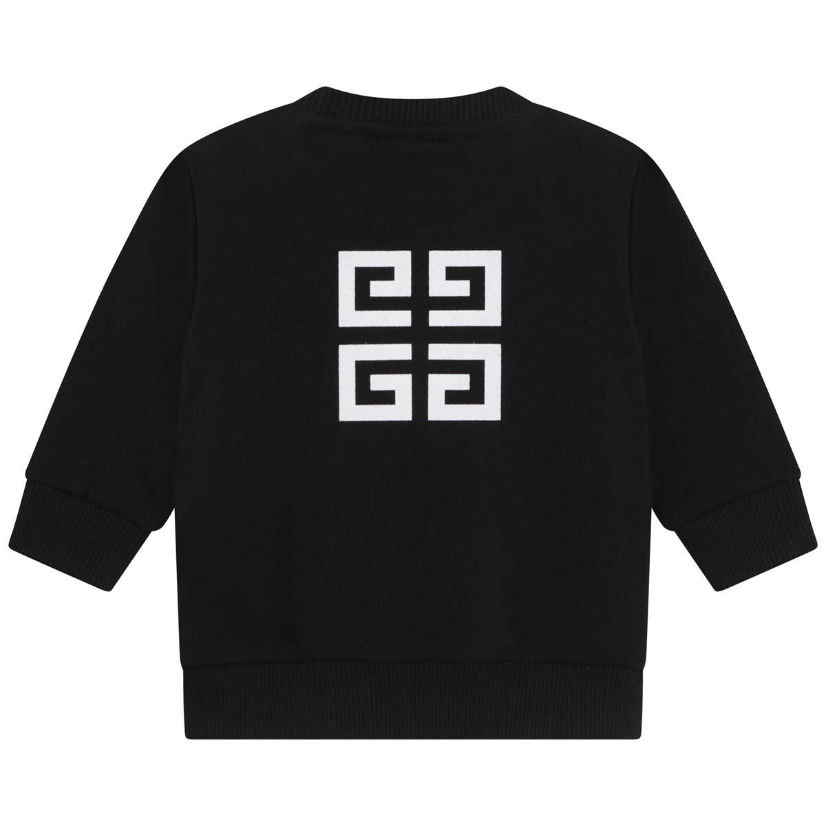 Baby Boys Black Logo Sweatshirt