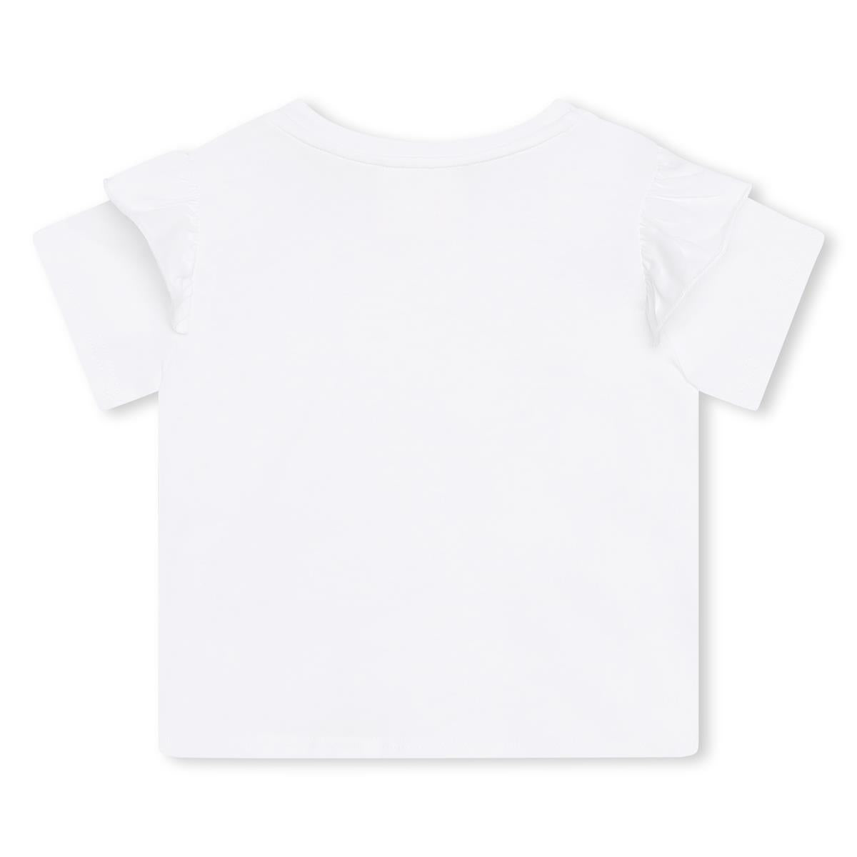 Baby Girls White Logo T-Shirt