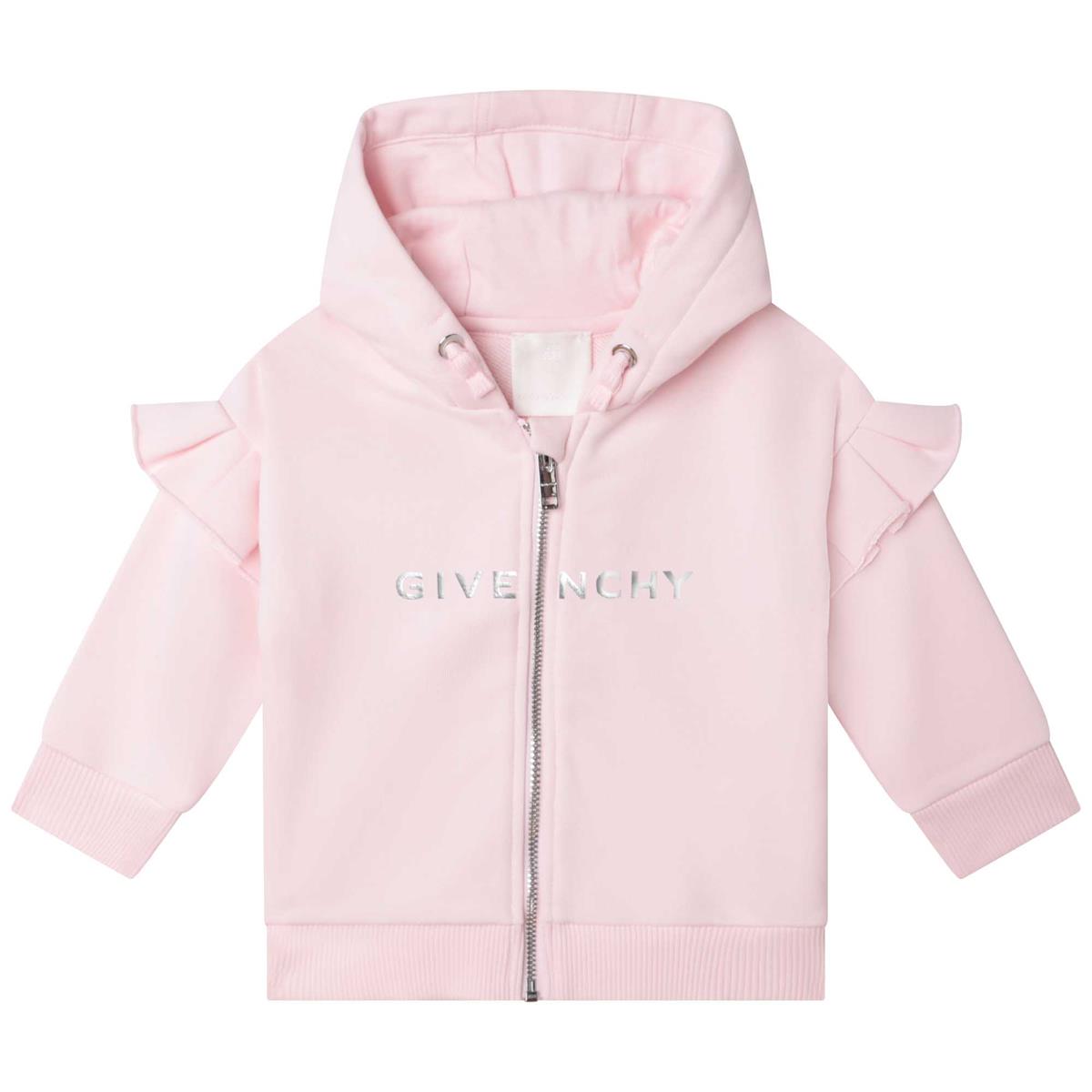 Baby Boys & Girls Pink Hooded Sweatshirt