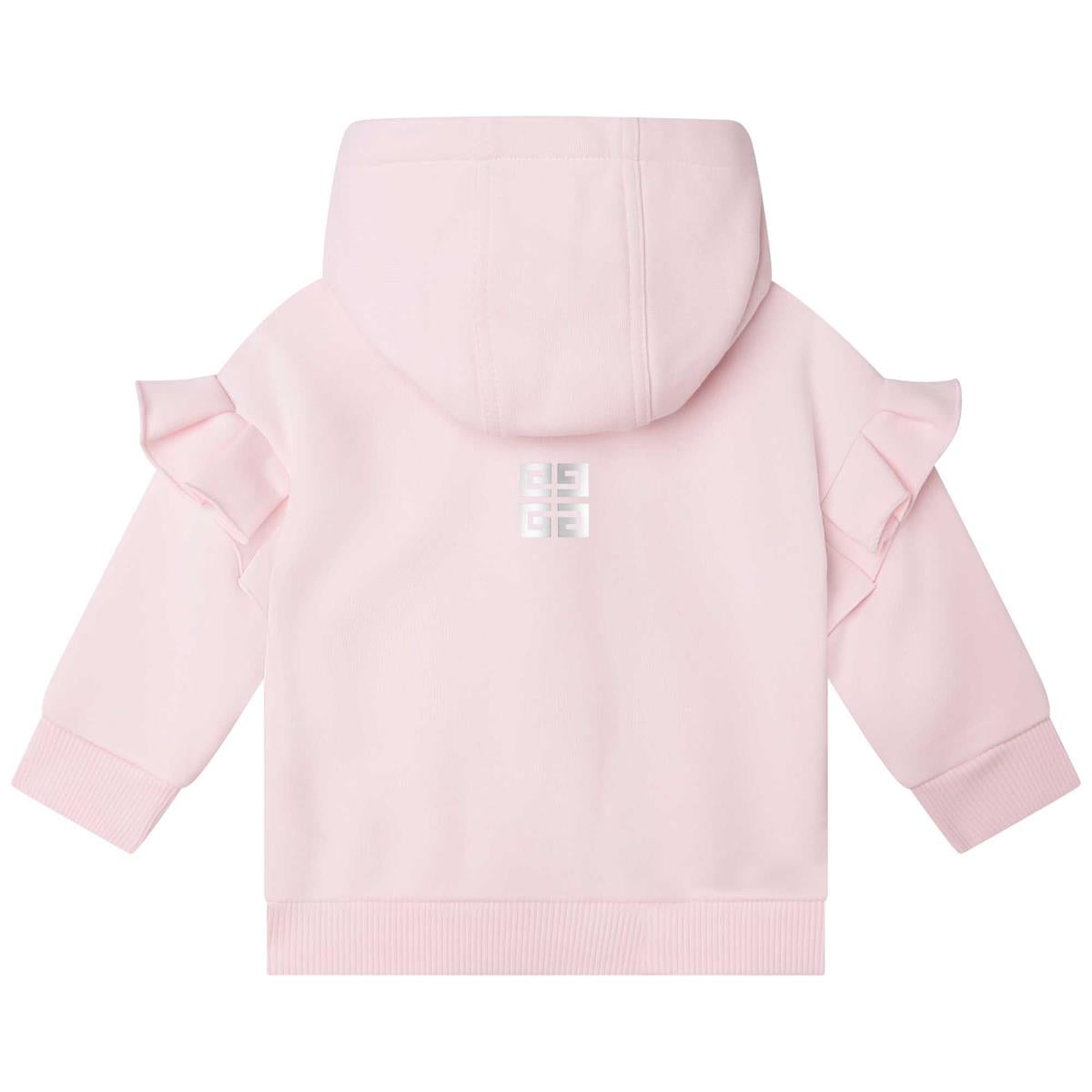 Baby Boys & Girls Pink Hooded Sweatshirt