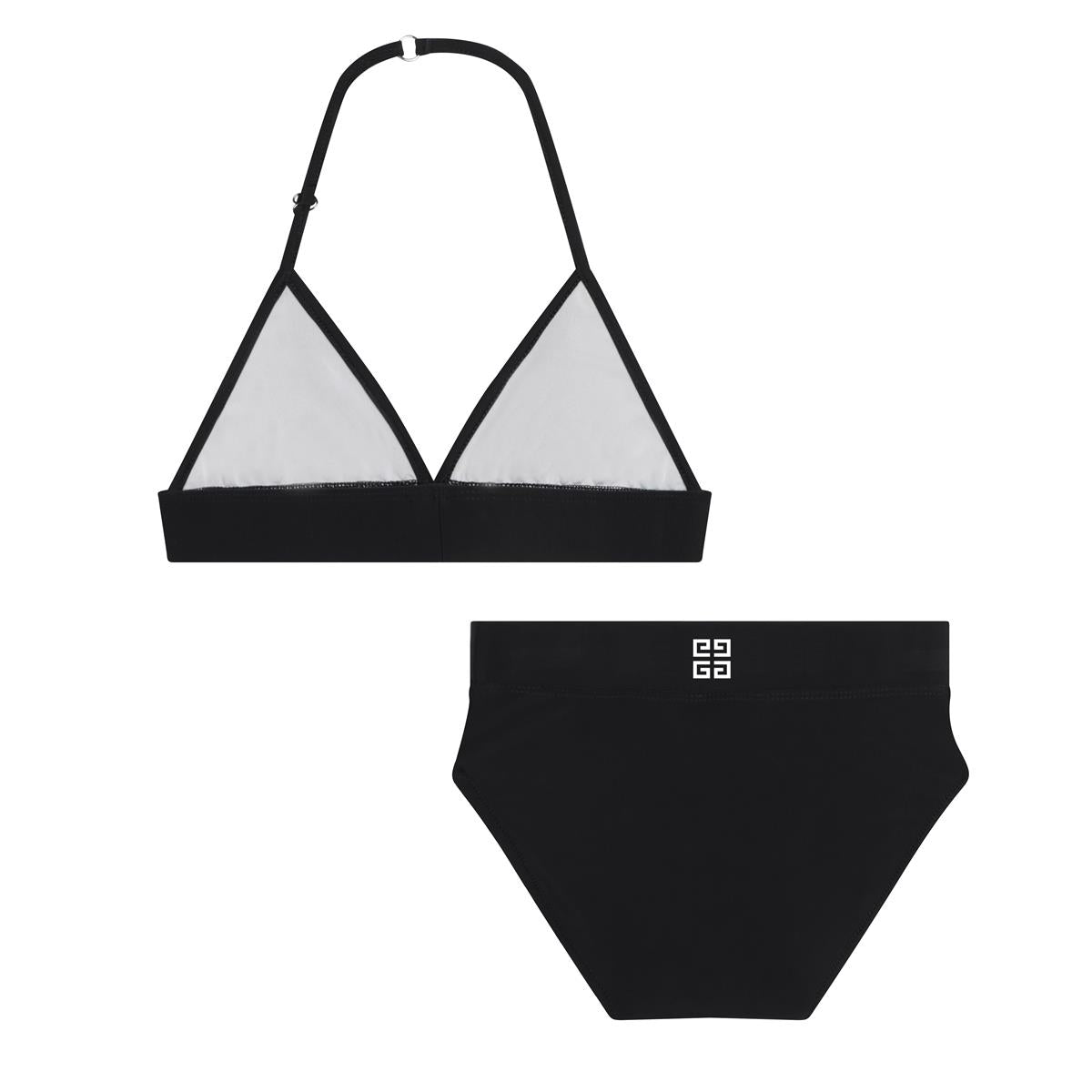 Girls Black Swimsuit Set