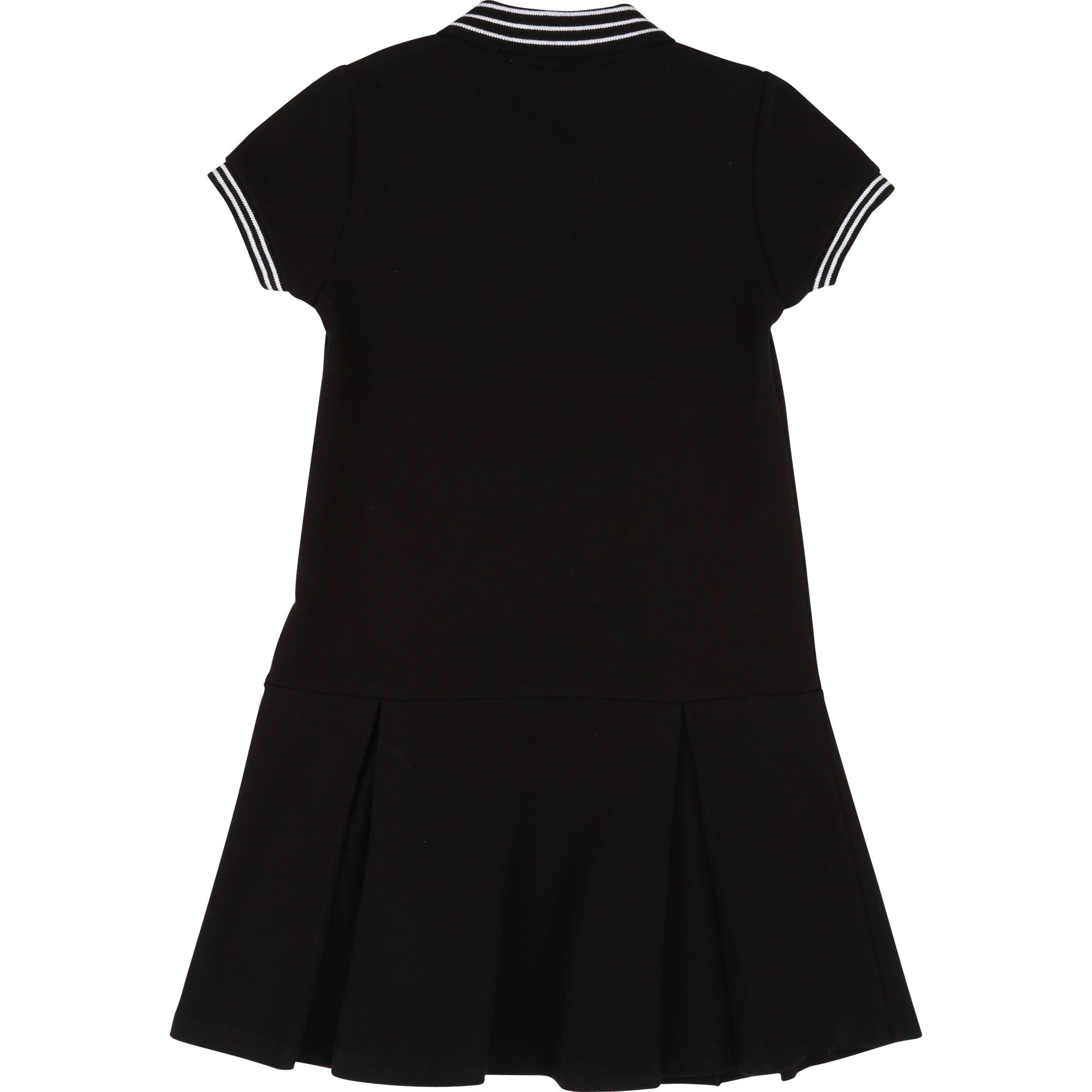 Girls Black Polo Dress