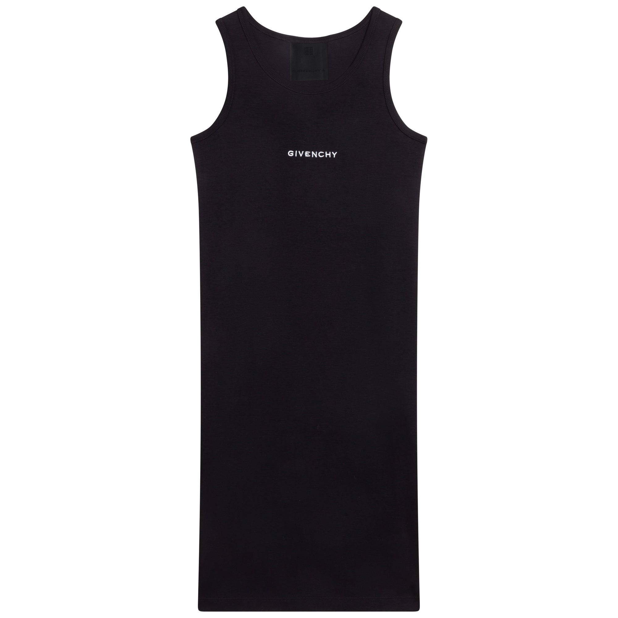 Girls Black Cotton Dress
