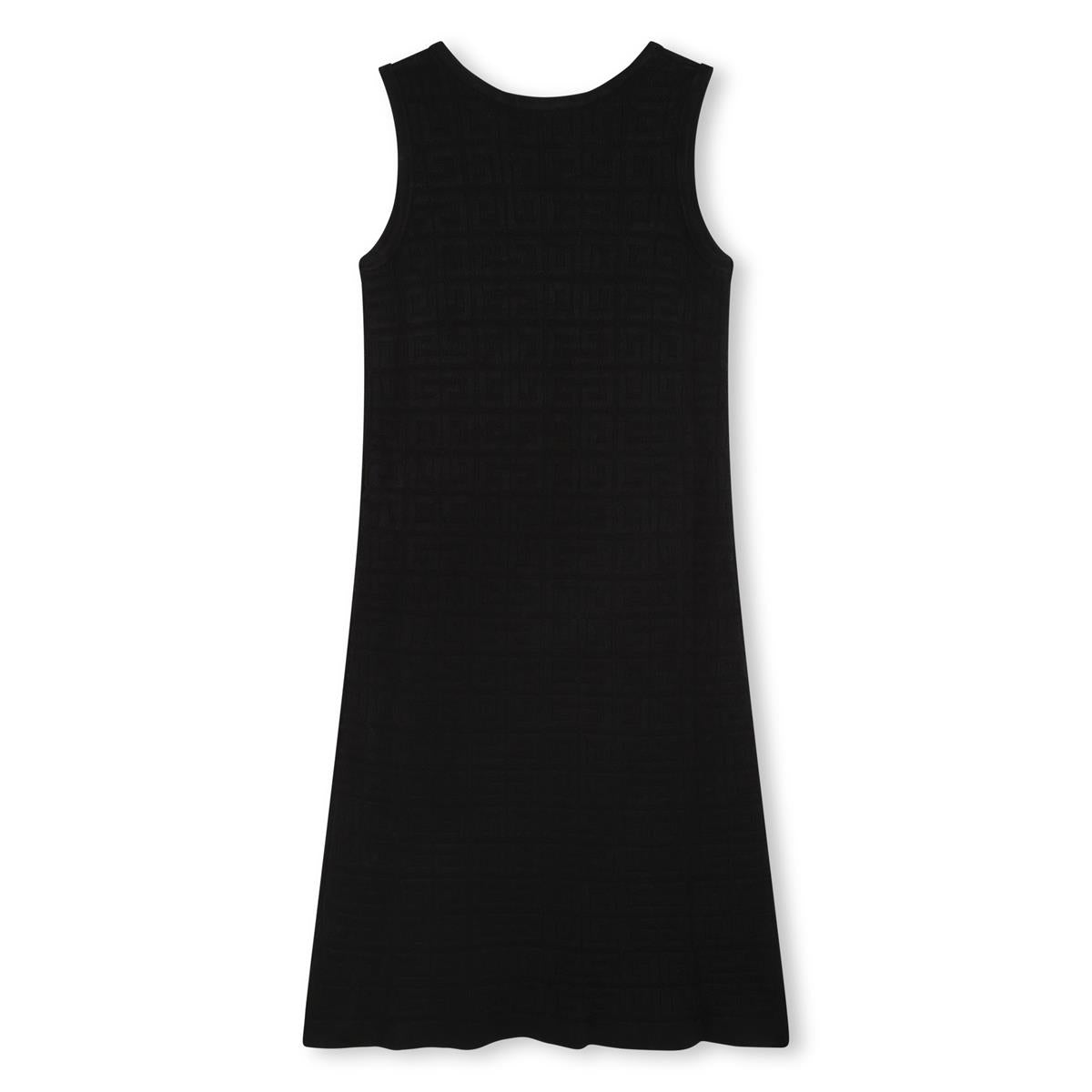 Girls Black Logo Dress