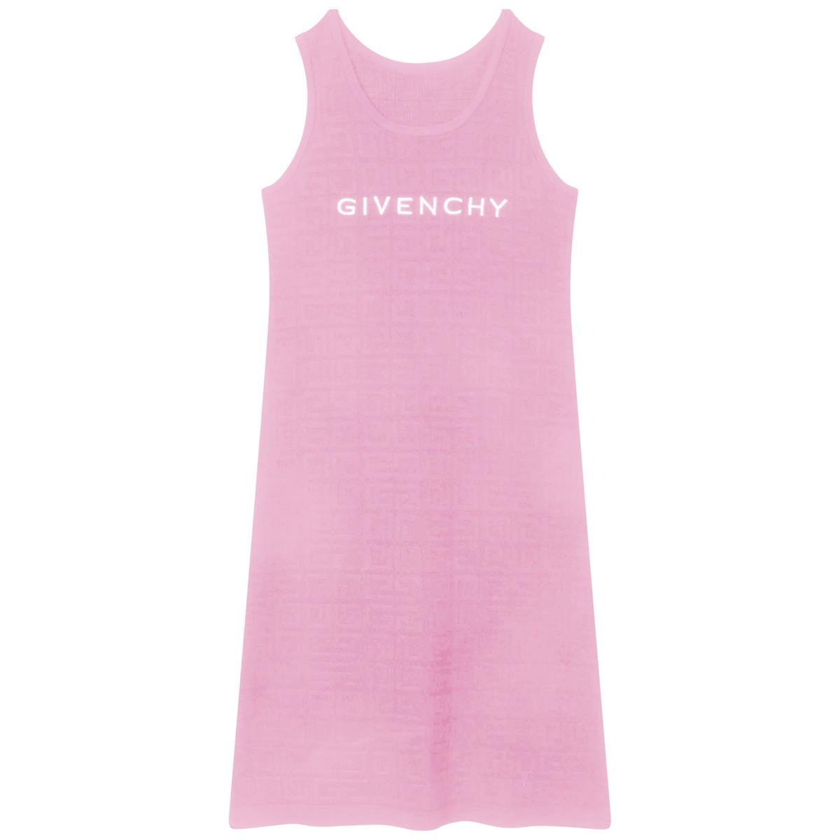 Girls Pink Logo Dress