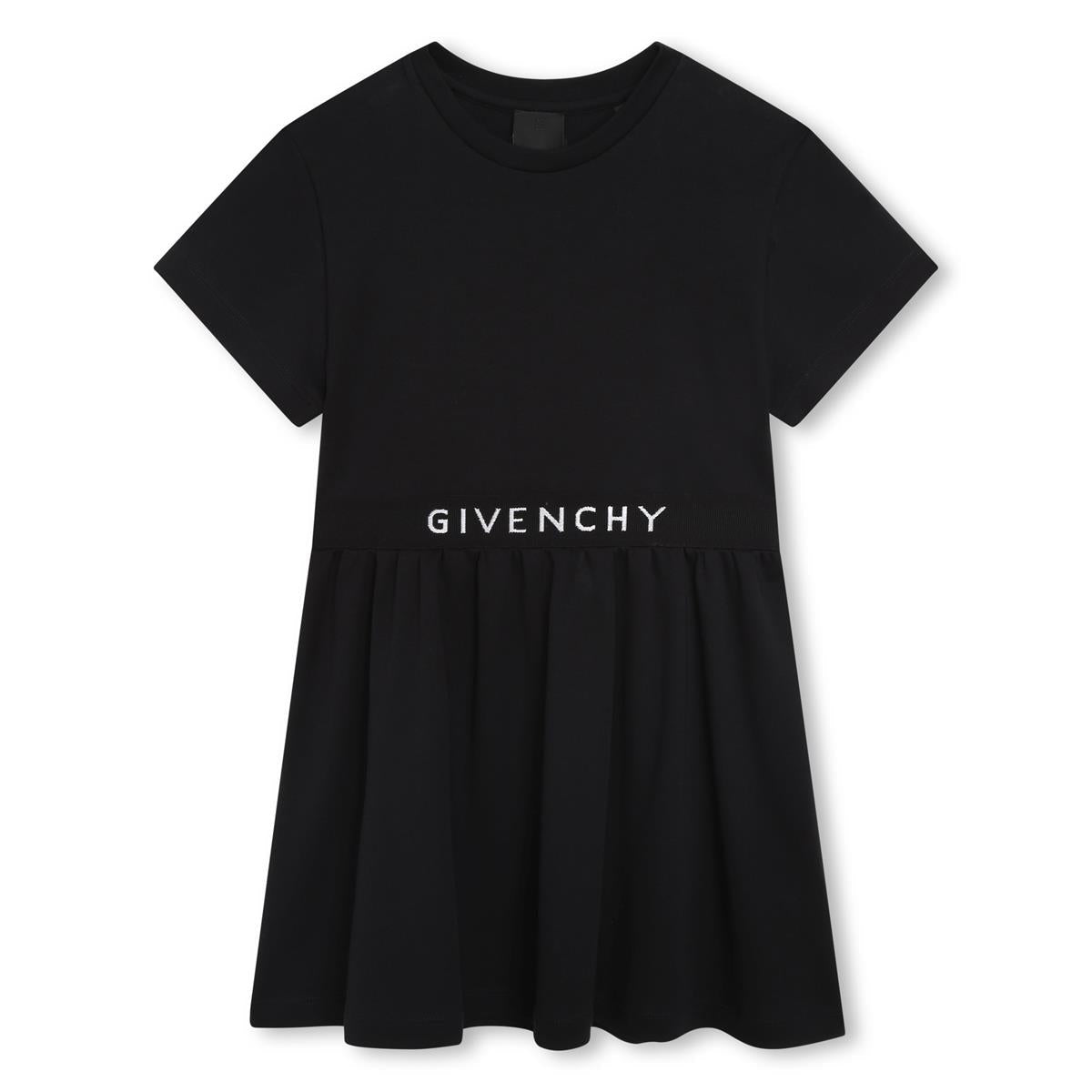Girls Black Logo Dress