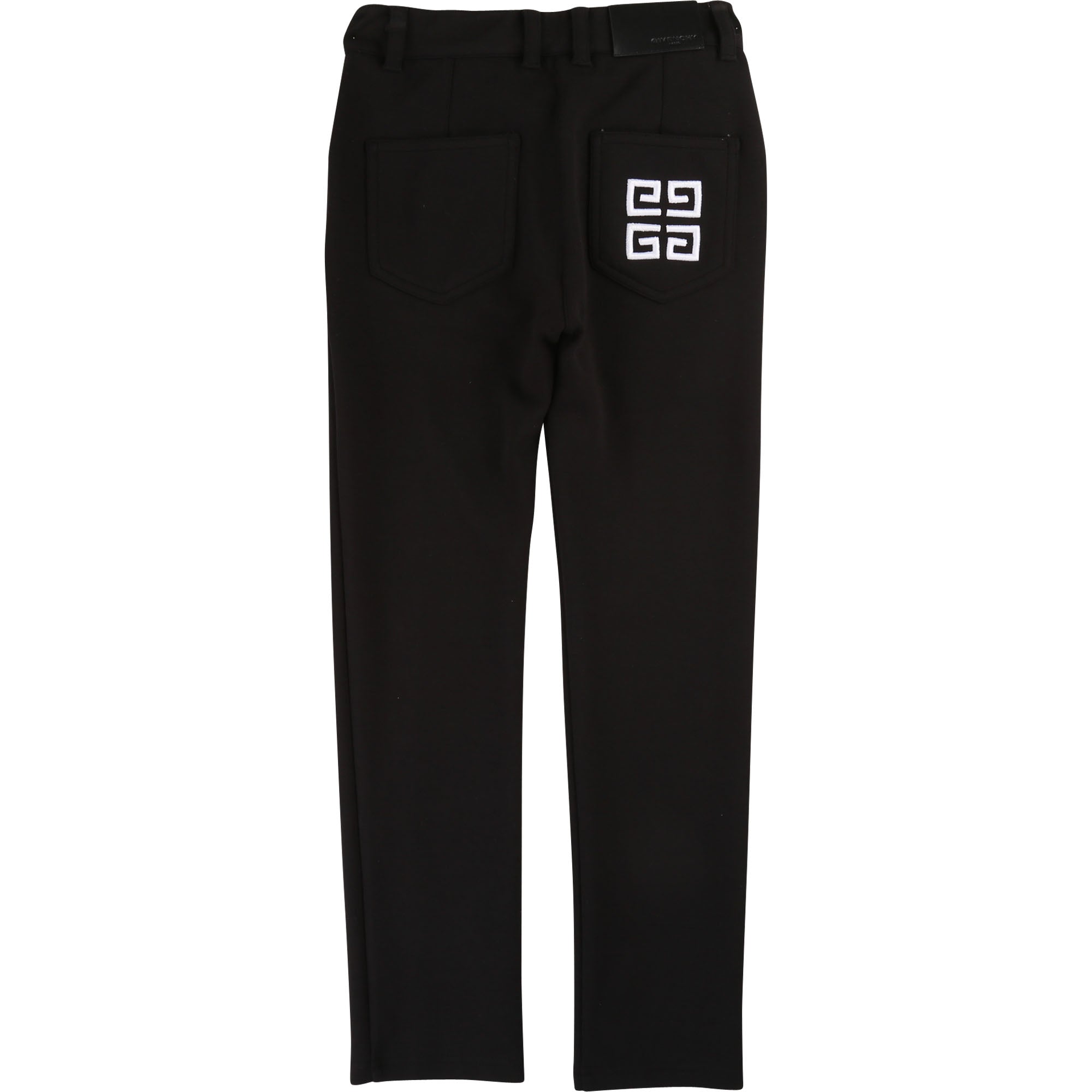 Girls Black Pocket Trousers