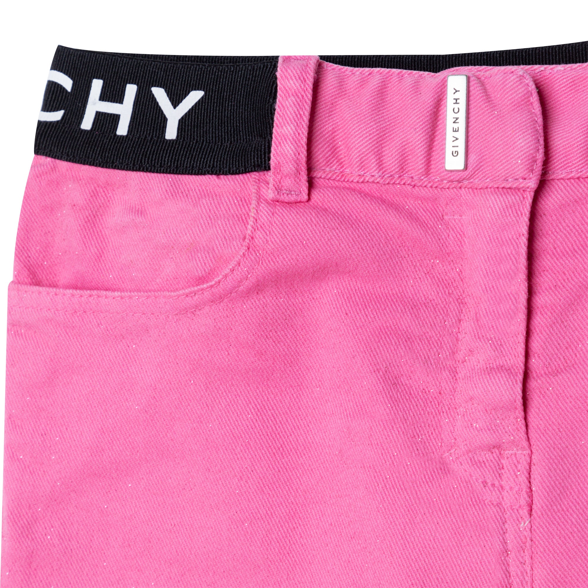 Girls Pink Logo Trousers
