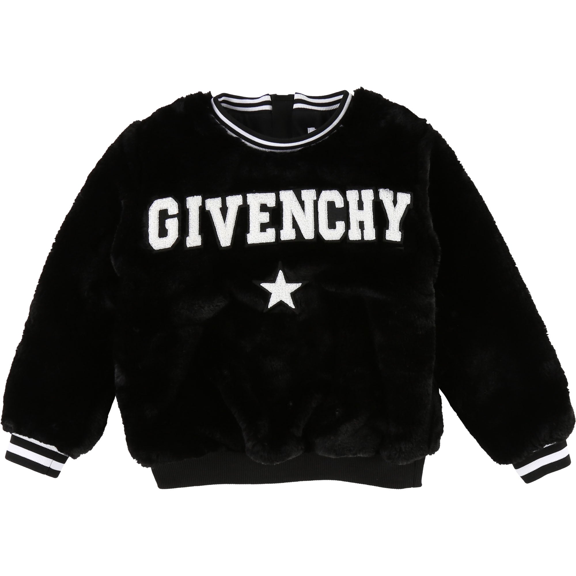 Girls Black Logo Sweatshirt