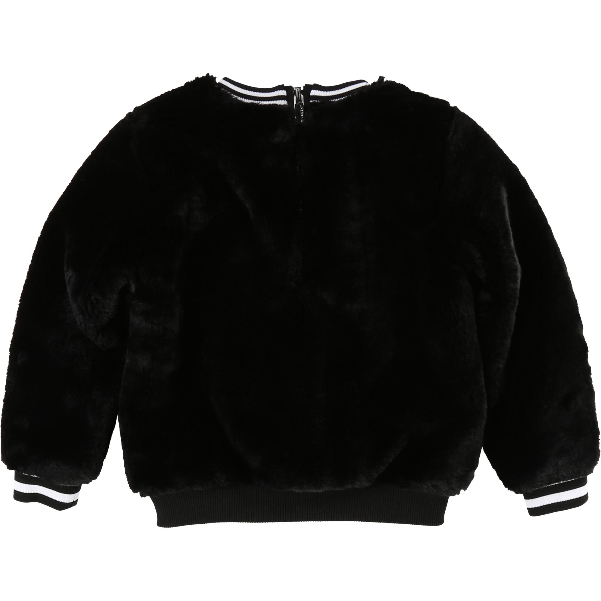 Girls Black Logo Sweatshirt