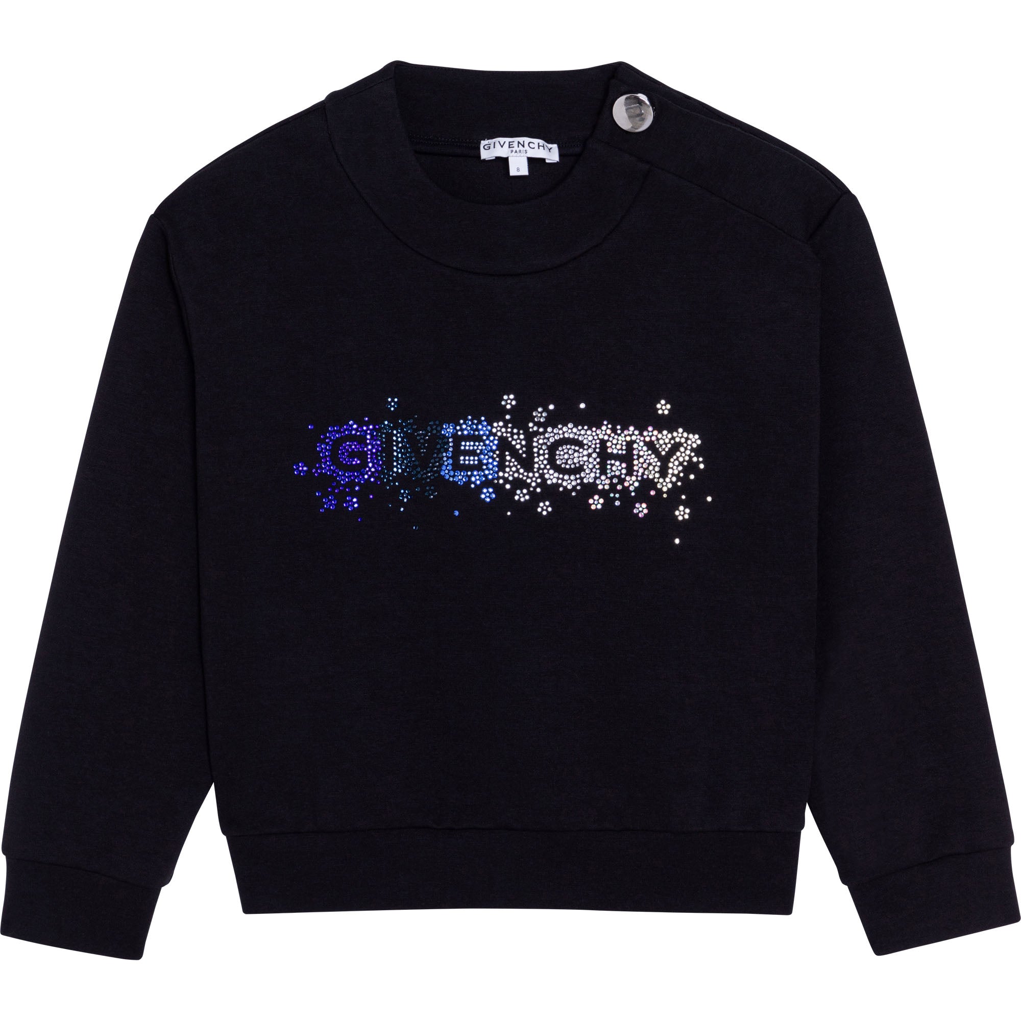 Girls Black Logo Sweatshirt