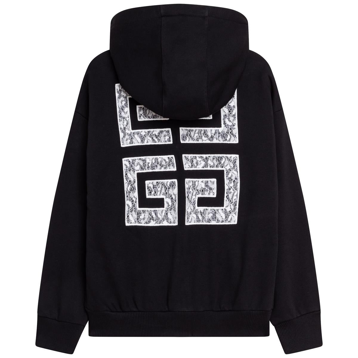 Boys & Girls Black Hooded Jacket
